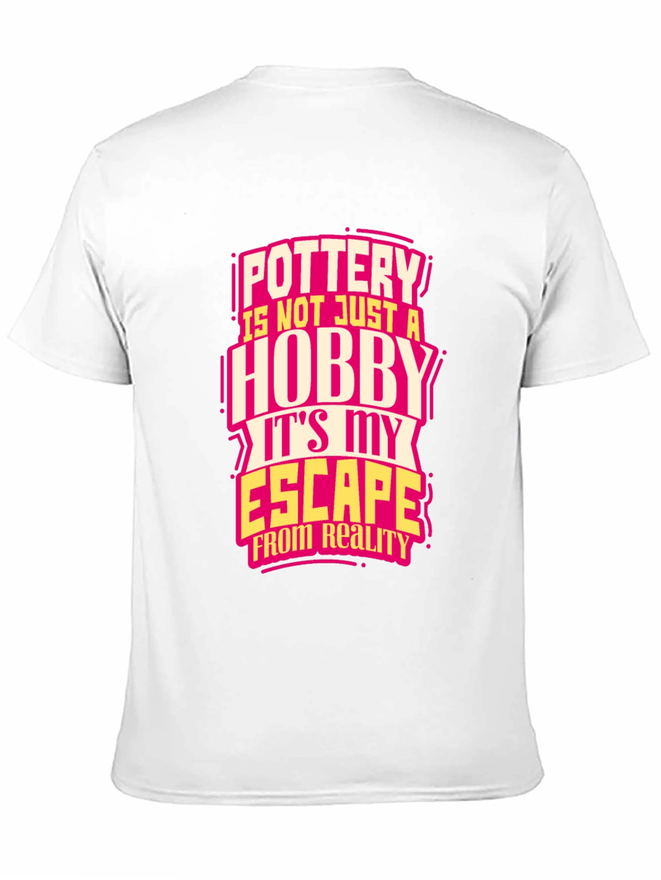 Pottery Hobby Escape Black T-Shirt