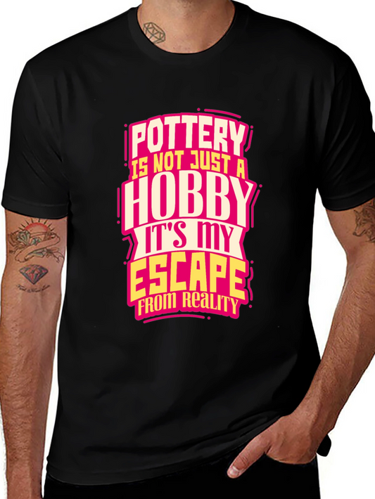 Pottery Hobby Escape Black T-Shirt