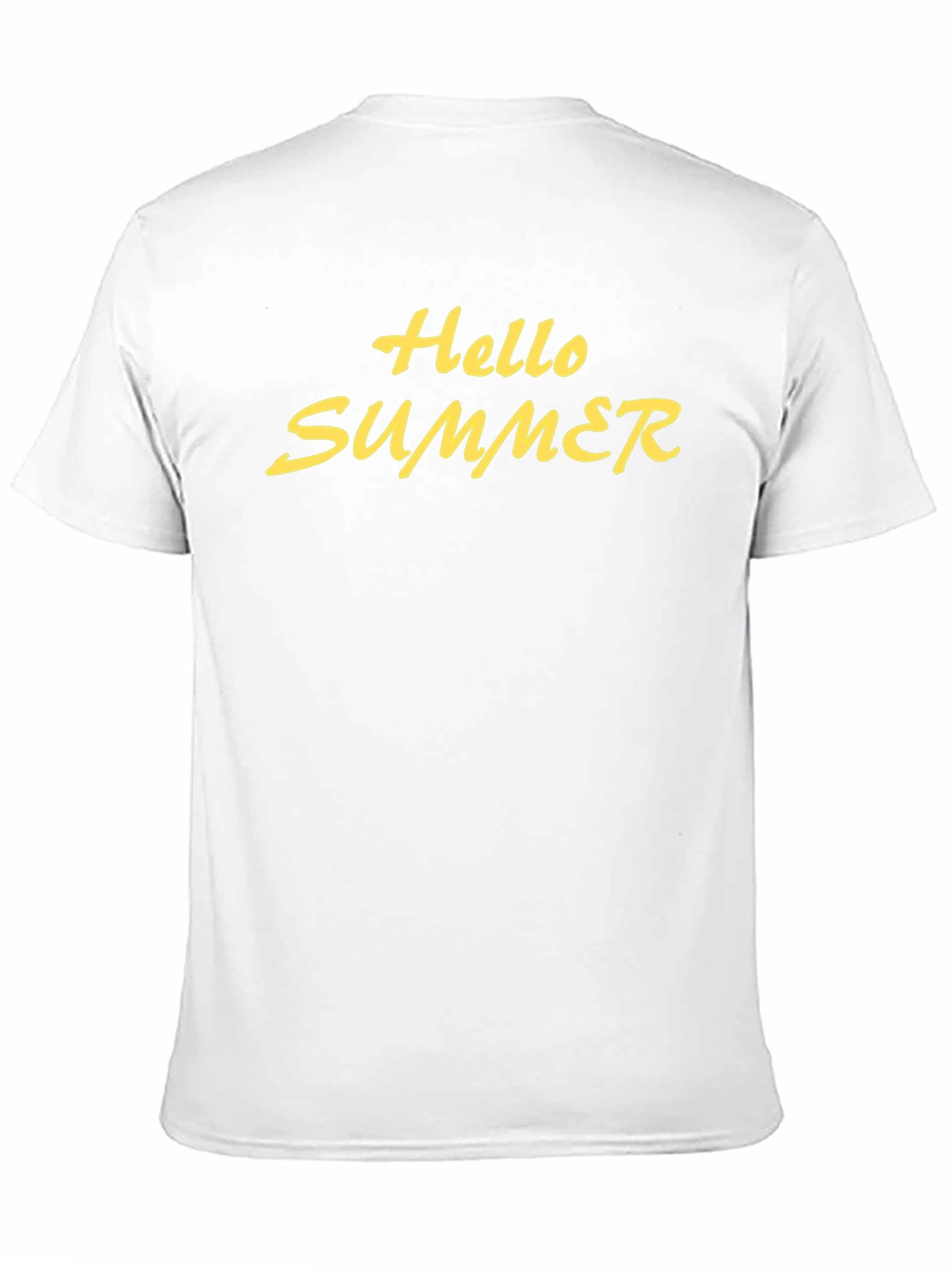 Hello Summer Black Graphic Tee