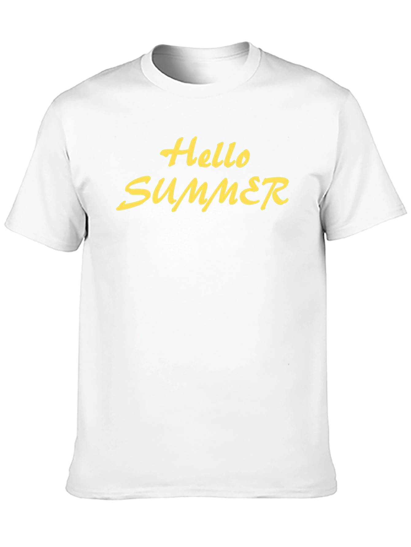 Hello Summer Black Graphic Tee