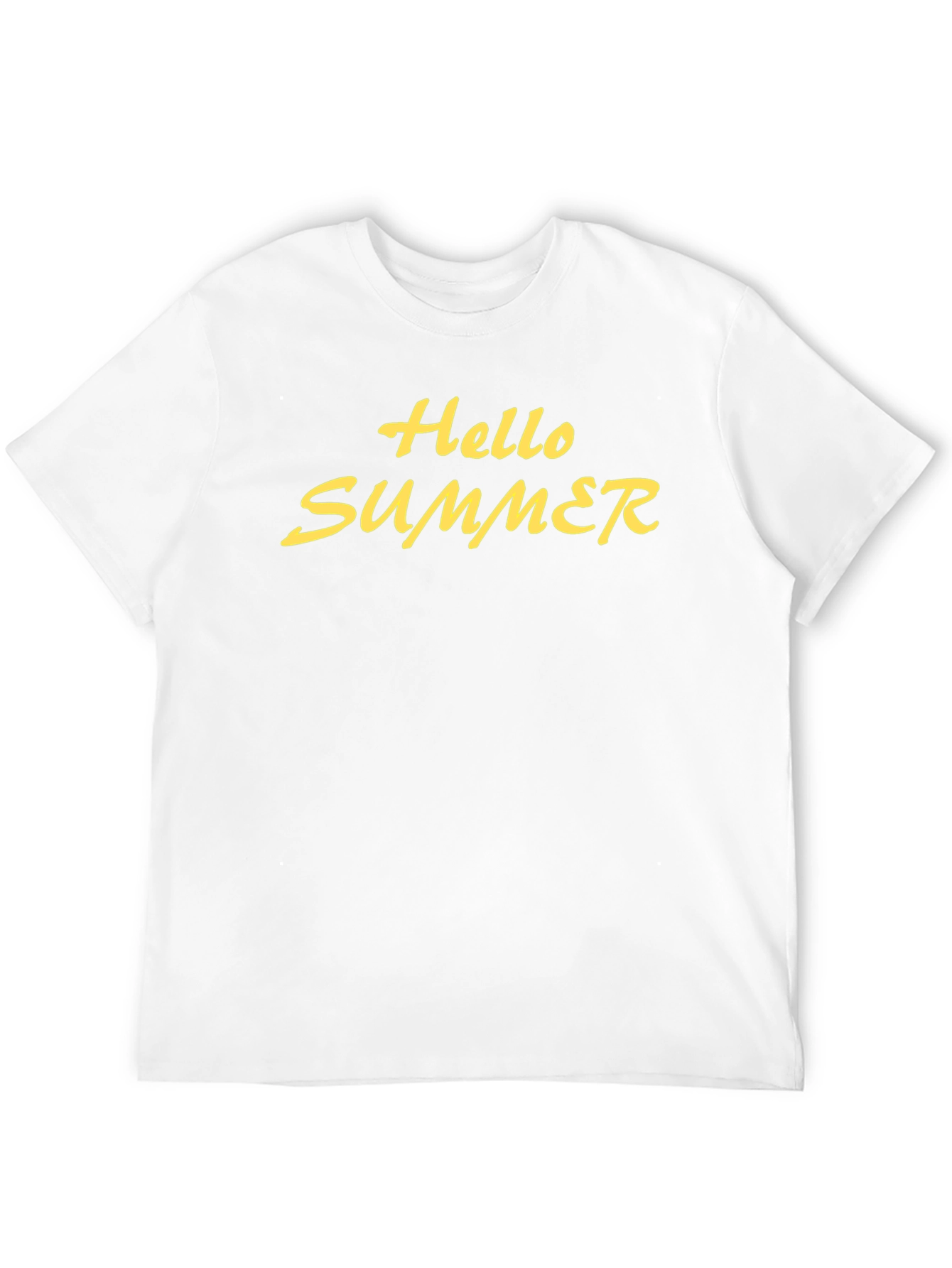 Hello Summer Black Graphic Tee