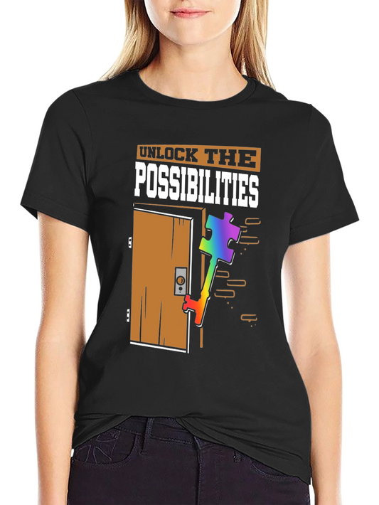 Unlock the Possibilities T-Shirt Autism Awareness