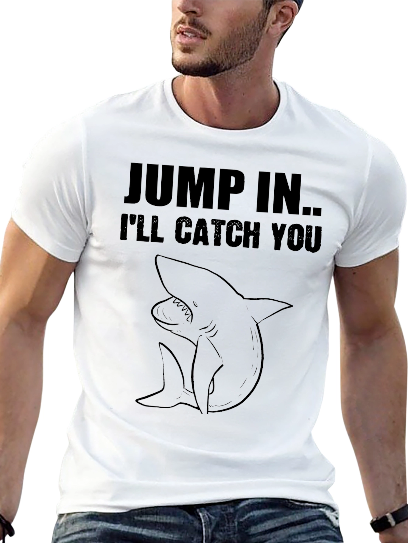 Jump In Shark Graphic Tee