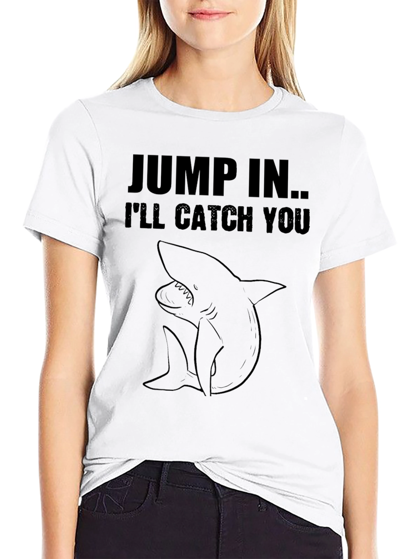 Jump In Shark Graphic Tee