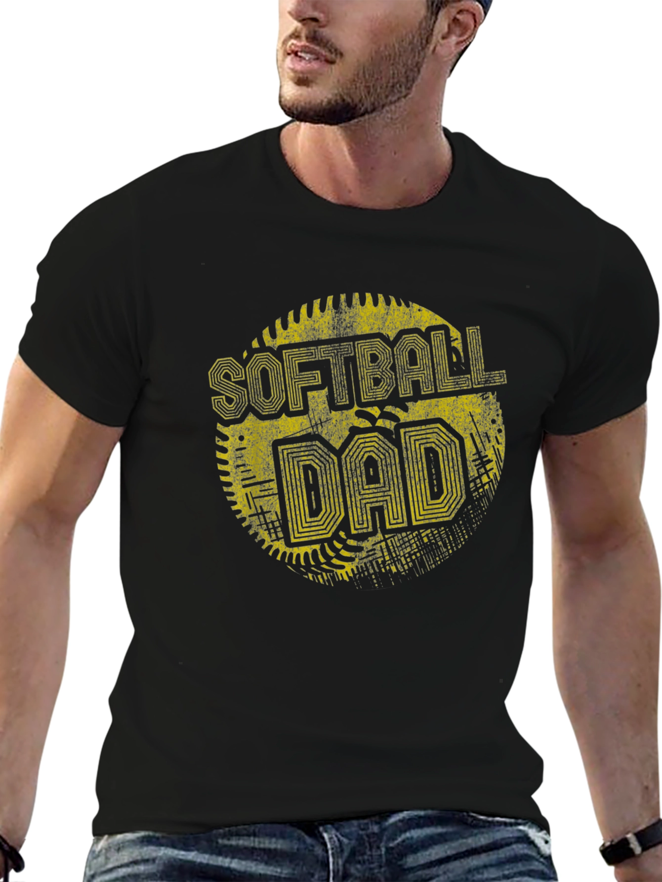Softball Dad Graphic Tee