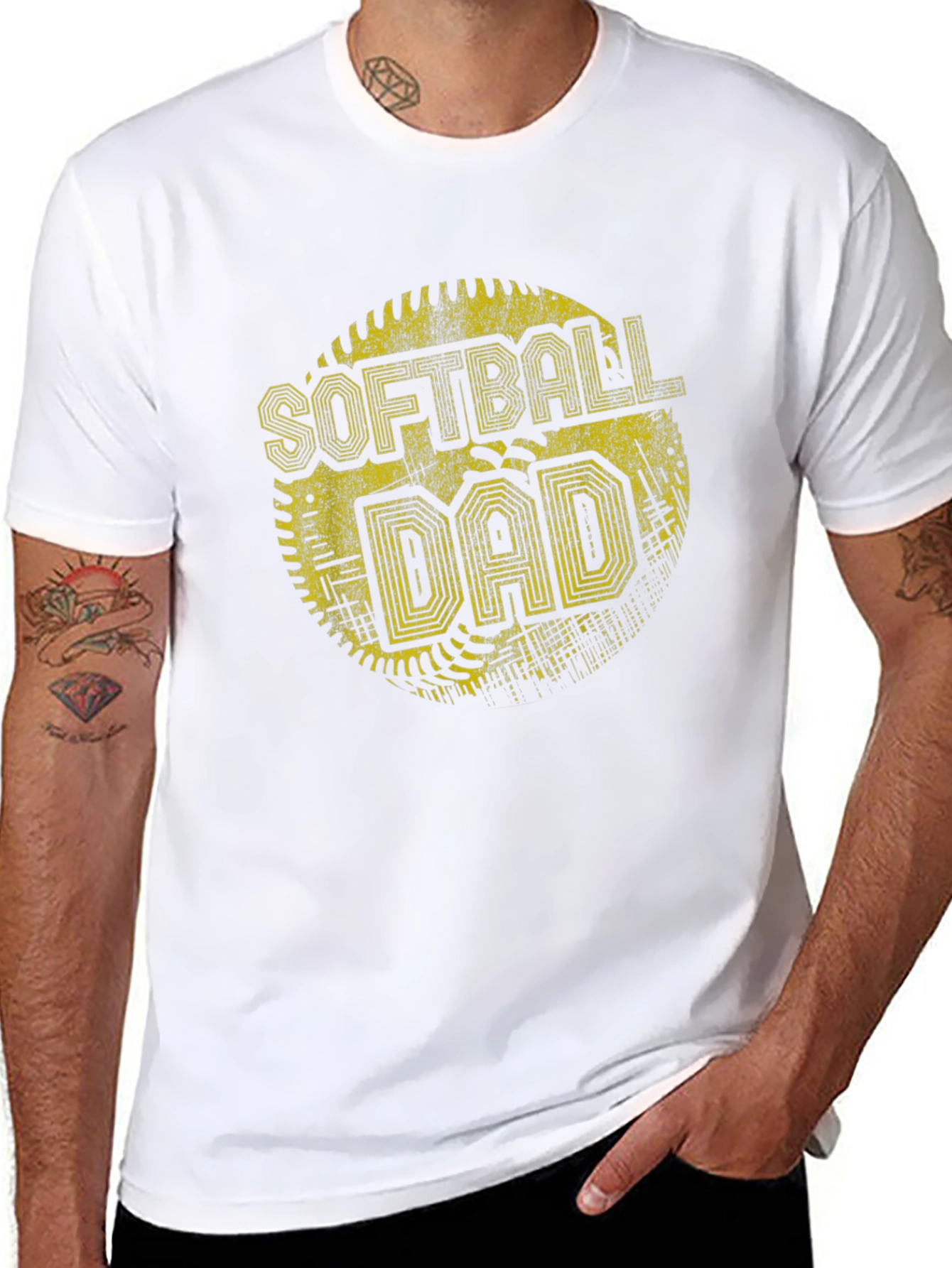 Softball Dad Graphic Tee