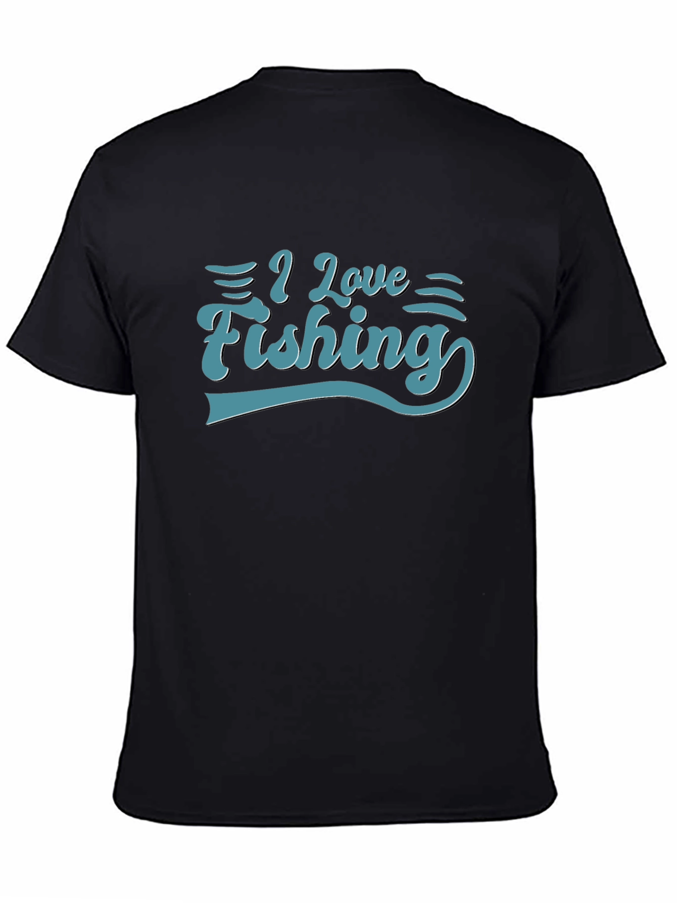 I Love Fishing Graphic Tee - Soft Cotton