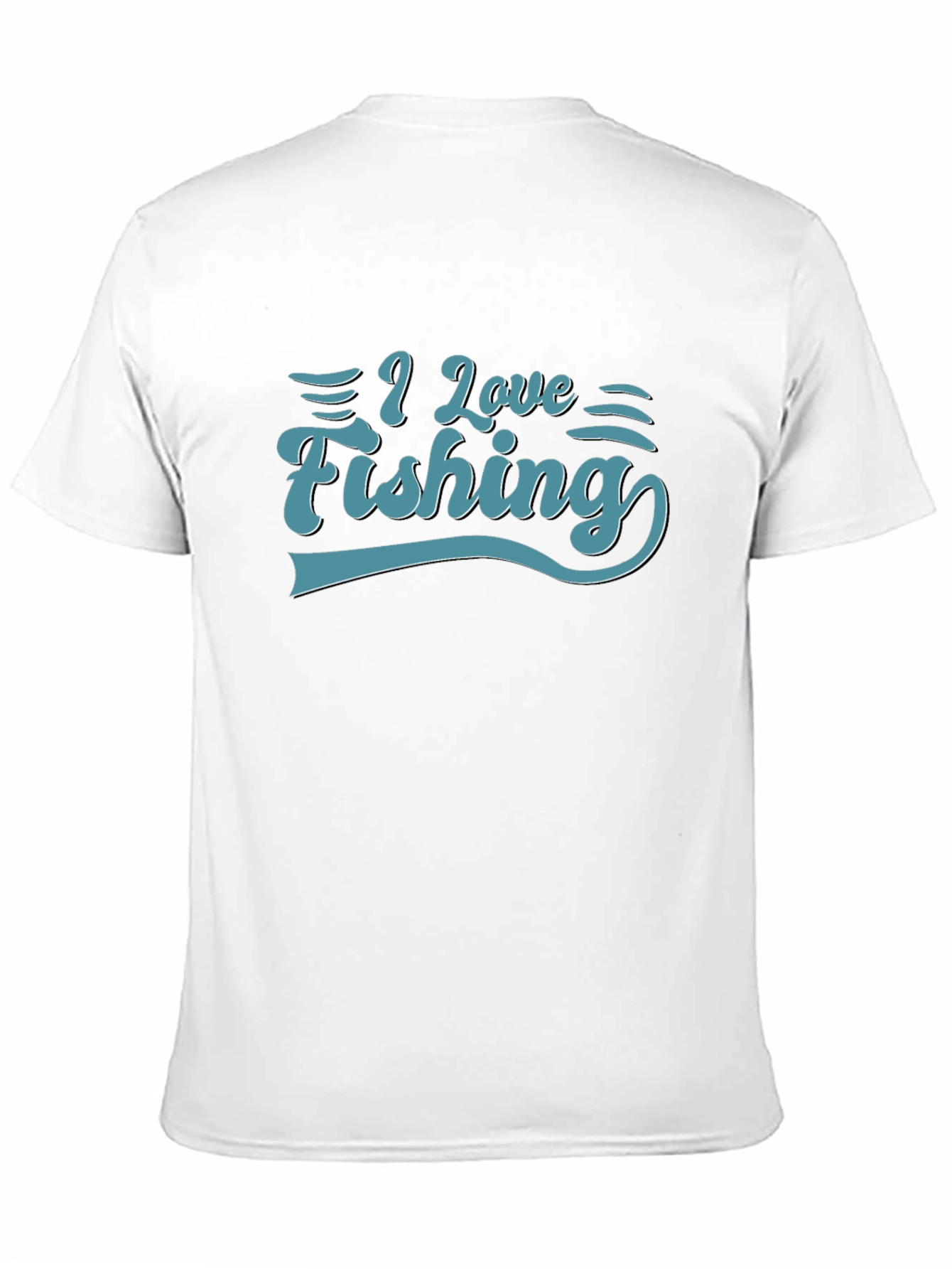 I Love Fishing Graphic Tee - Soft Cotton