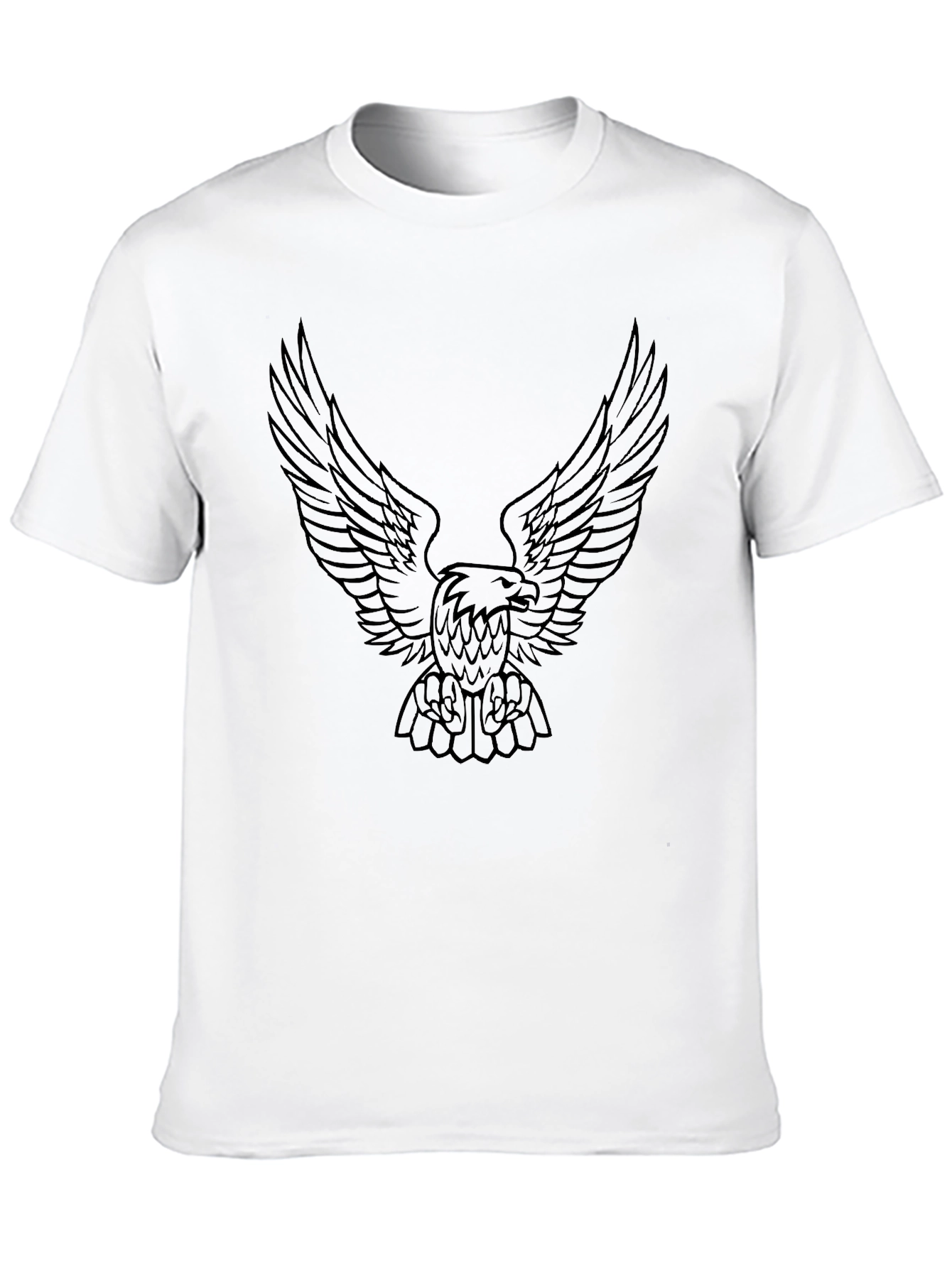 Eagle Graphic Black T-Shirt | Casual Style