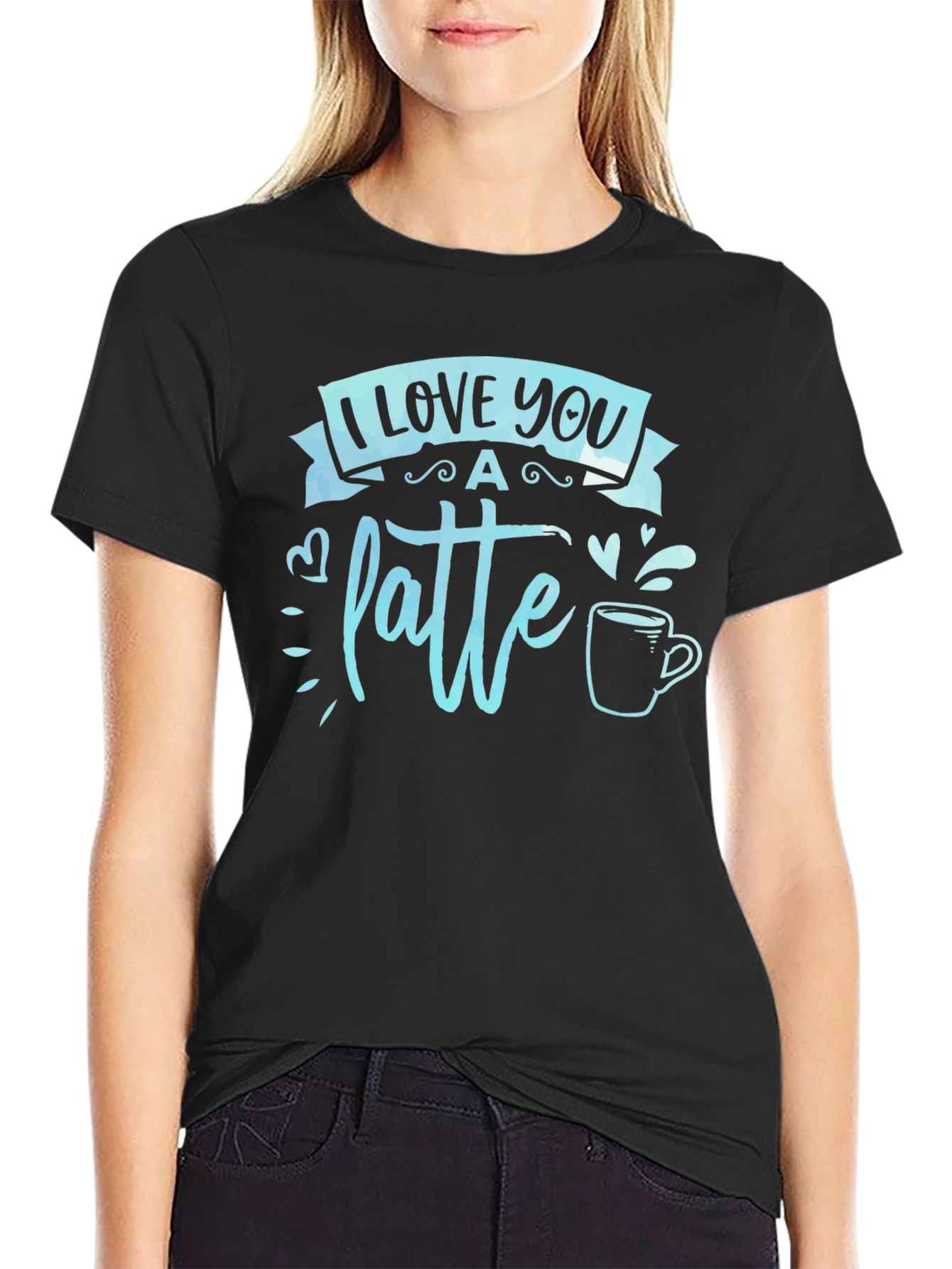 I Love You a Latte Graphic T-Shirt