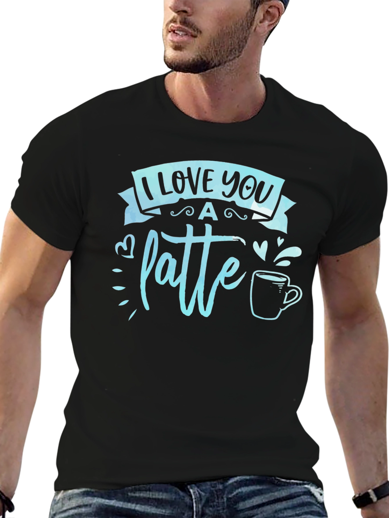 I Love You a Latte Graphic T-Shirt