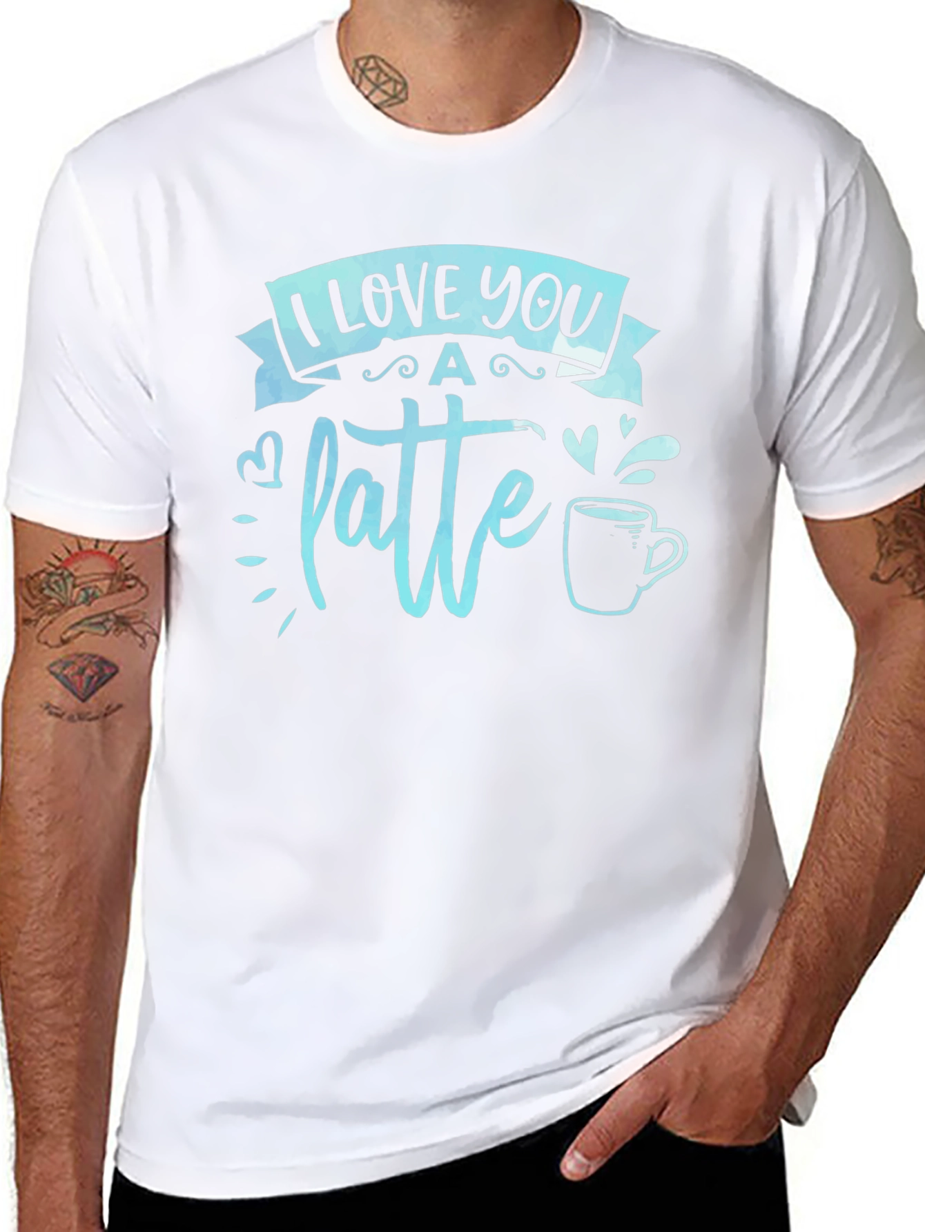 I Love You a Latte Graphic T-Shirt