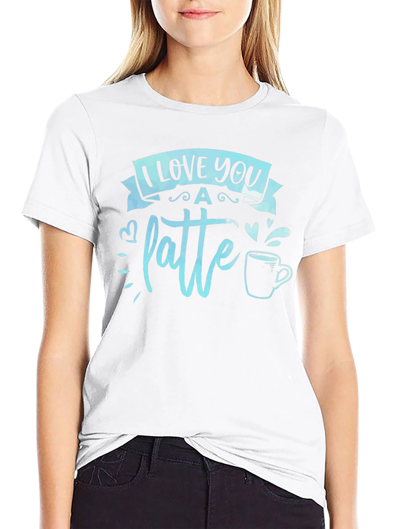 I Love You a Latte Graphic T-Shirt