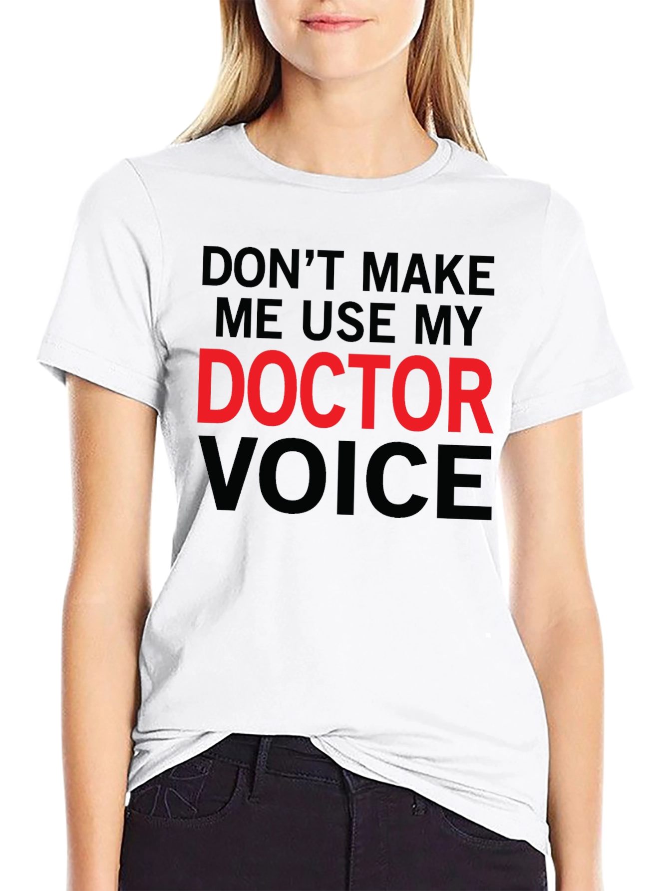 Doctor Voice Graphic Tee - Funny Medical Shirt