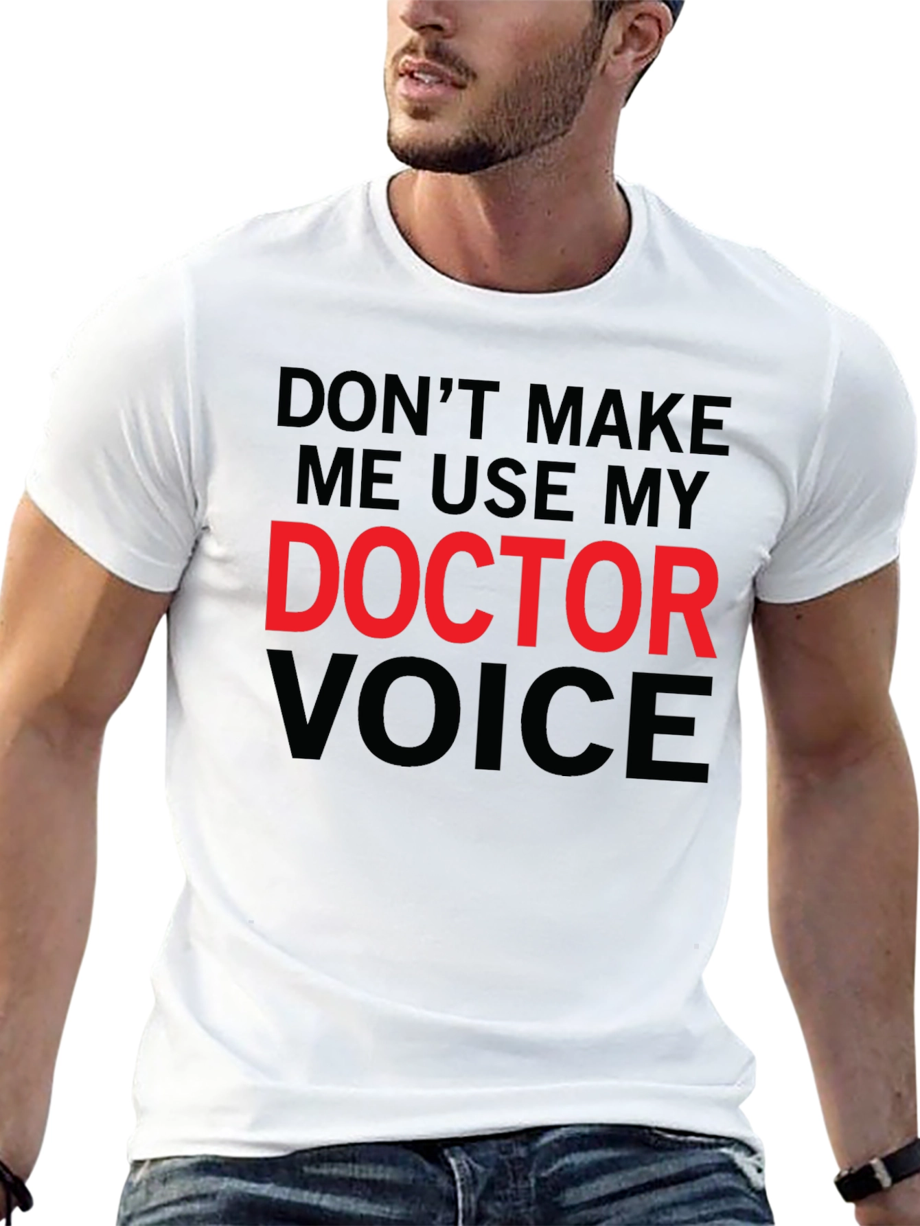 Doctor Voice Graphic Tee - Funny Medical Shirt