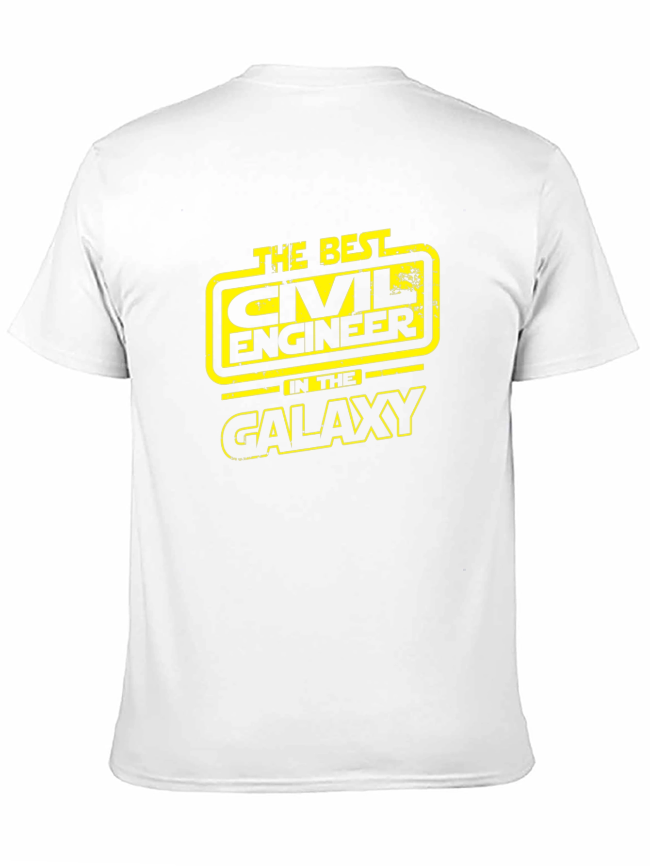 Civil Engineer Galaxy T-Shirt - Black Cotton Tee
