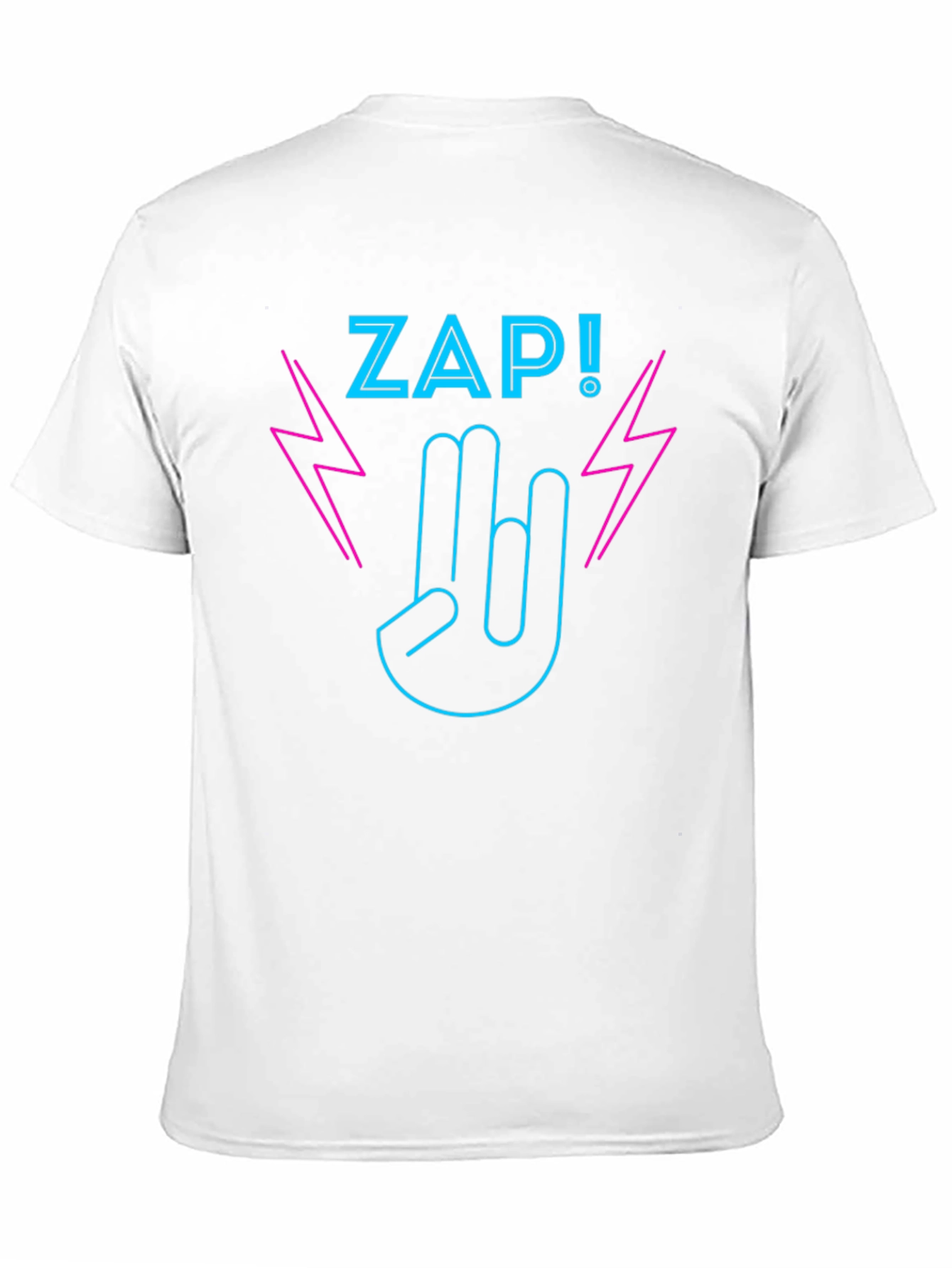ZAP! Graphic Print Black T-Shirt