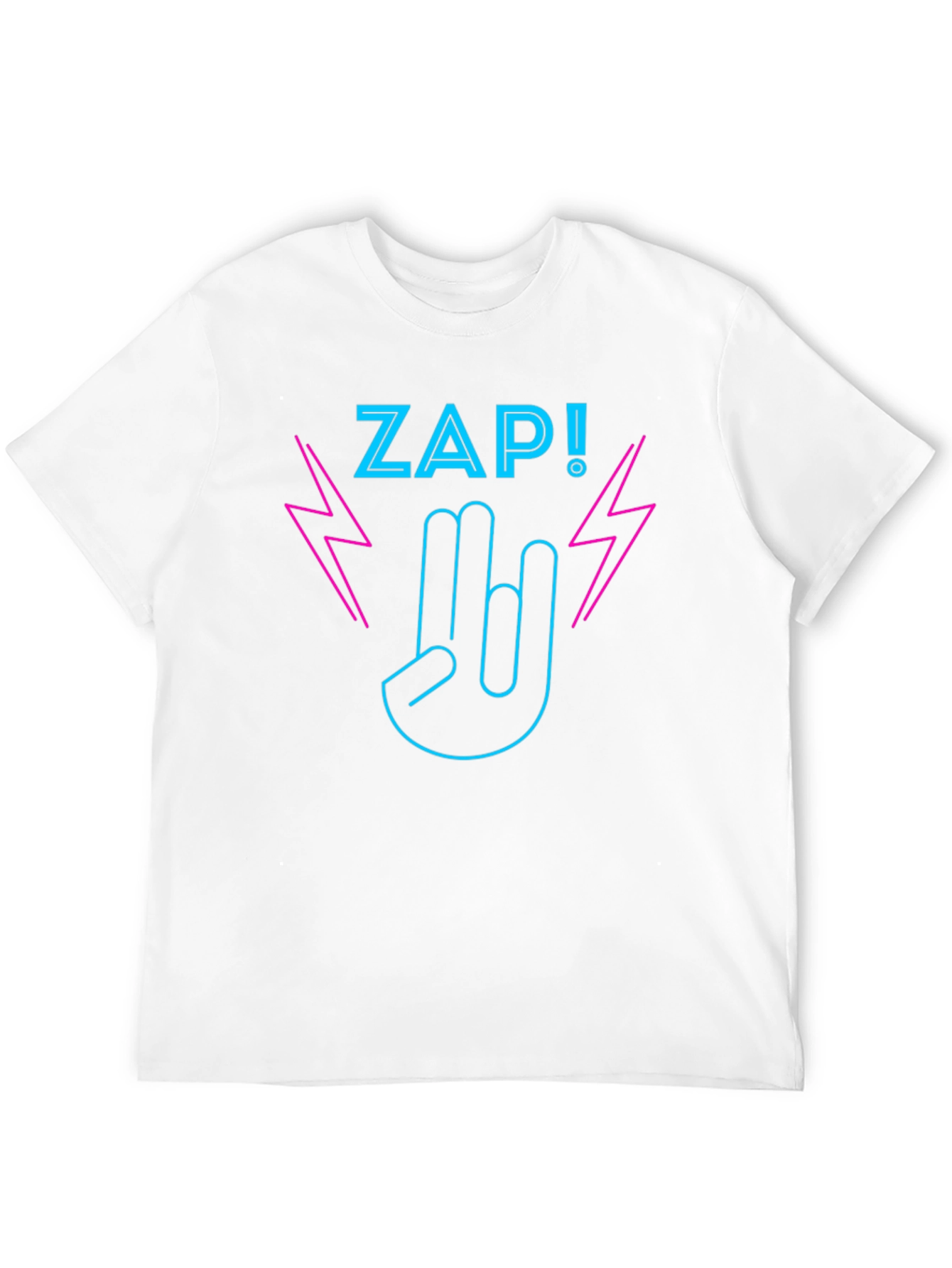 ZAP! Graphic Print Black T-Shirt
