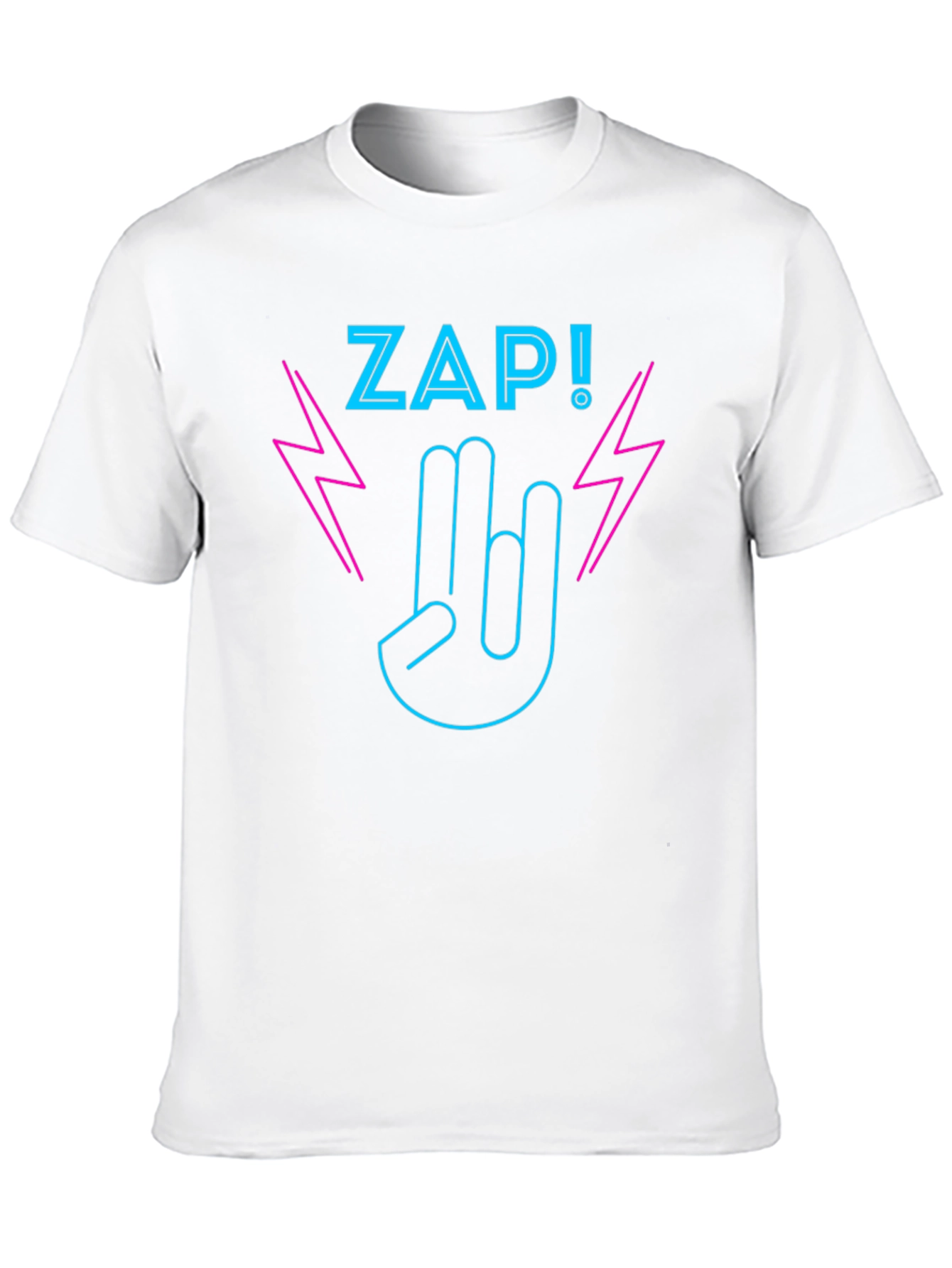 ZAP! Graphic Print Black T-Shirt