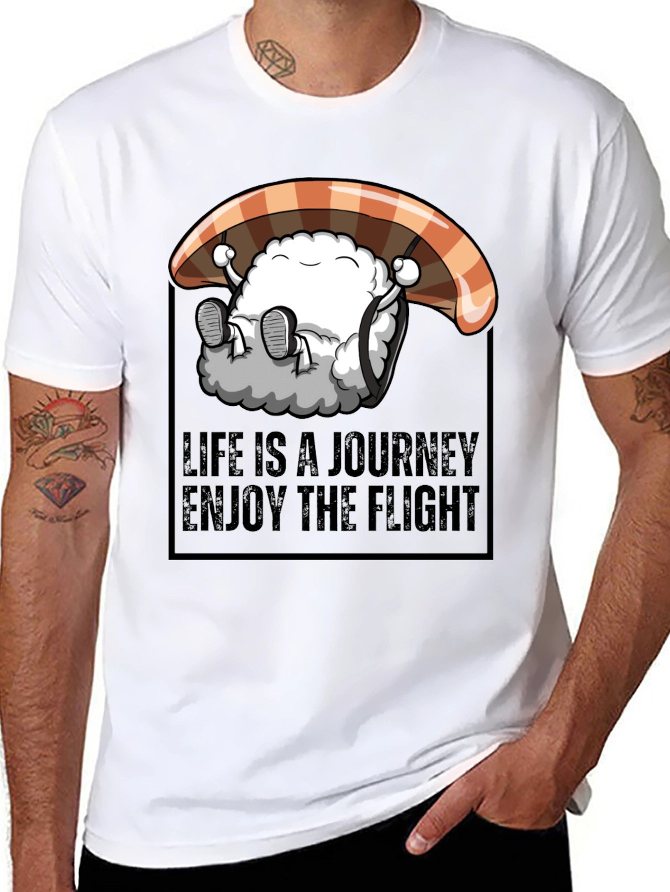 Life is a Journey Enjoy The Flight T-Shirt