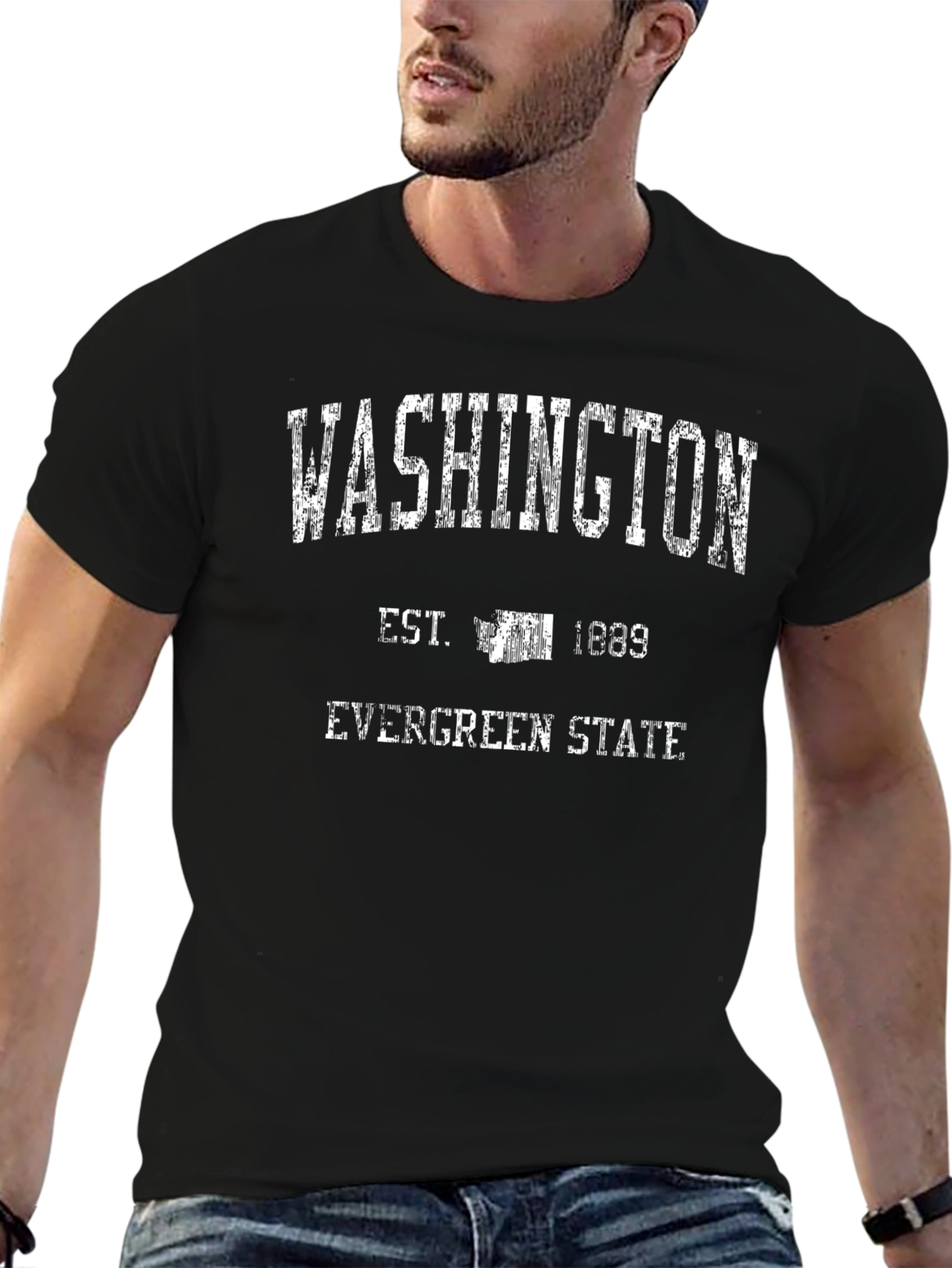 Washington State T-Shirt - Evergreen State Est. 1889
