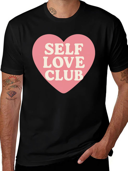Self Love Club Graphic Tee - Trendy Casual Shirt