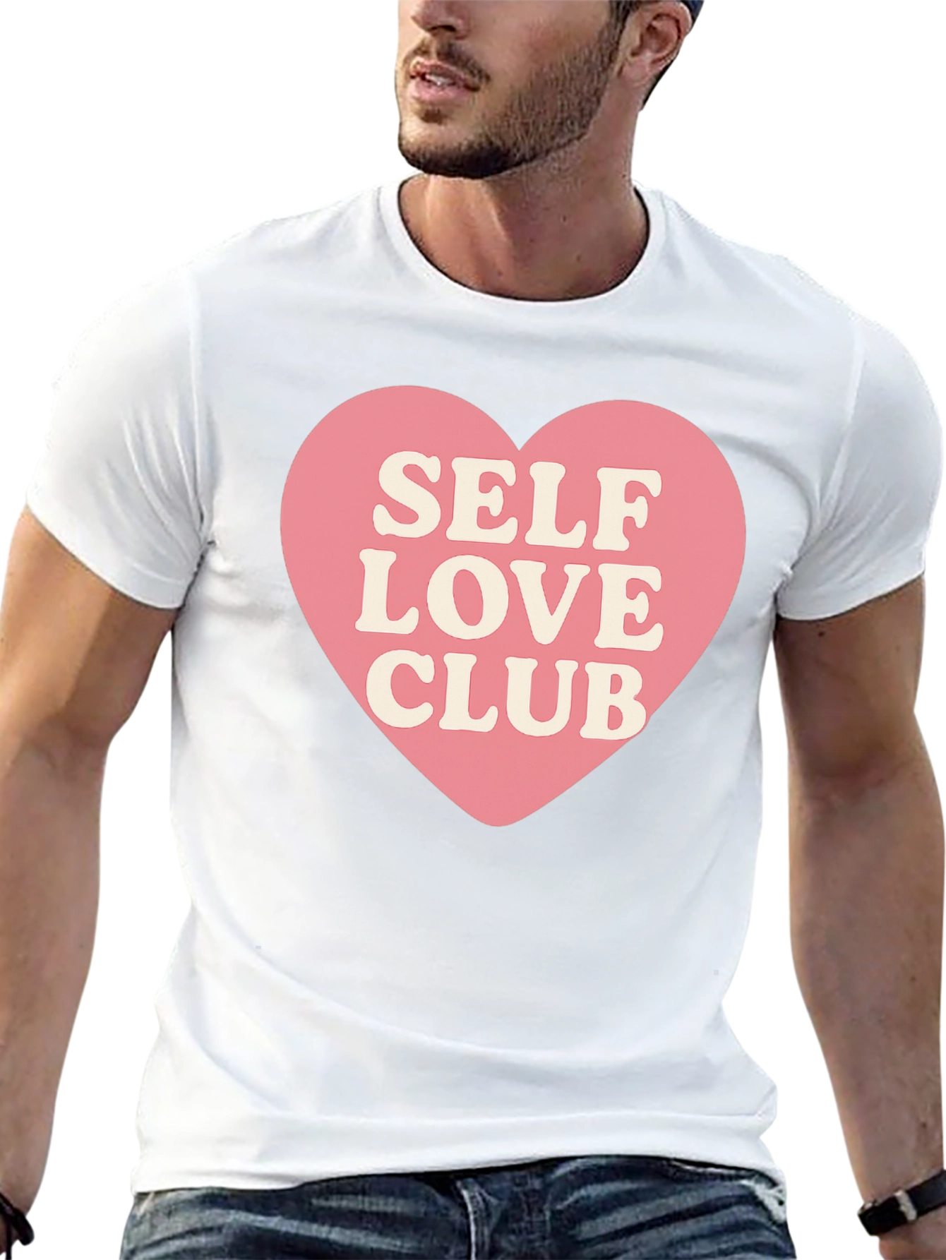 Self Love Club Graphic Tee - Trendy Casual Shirt