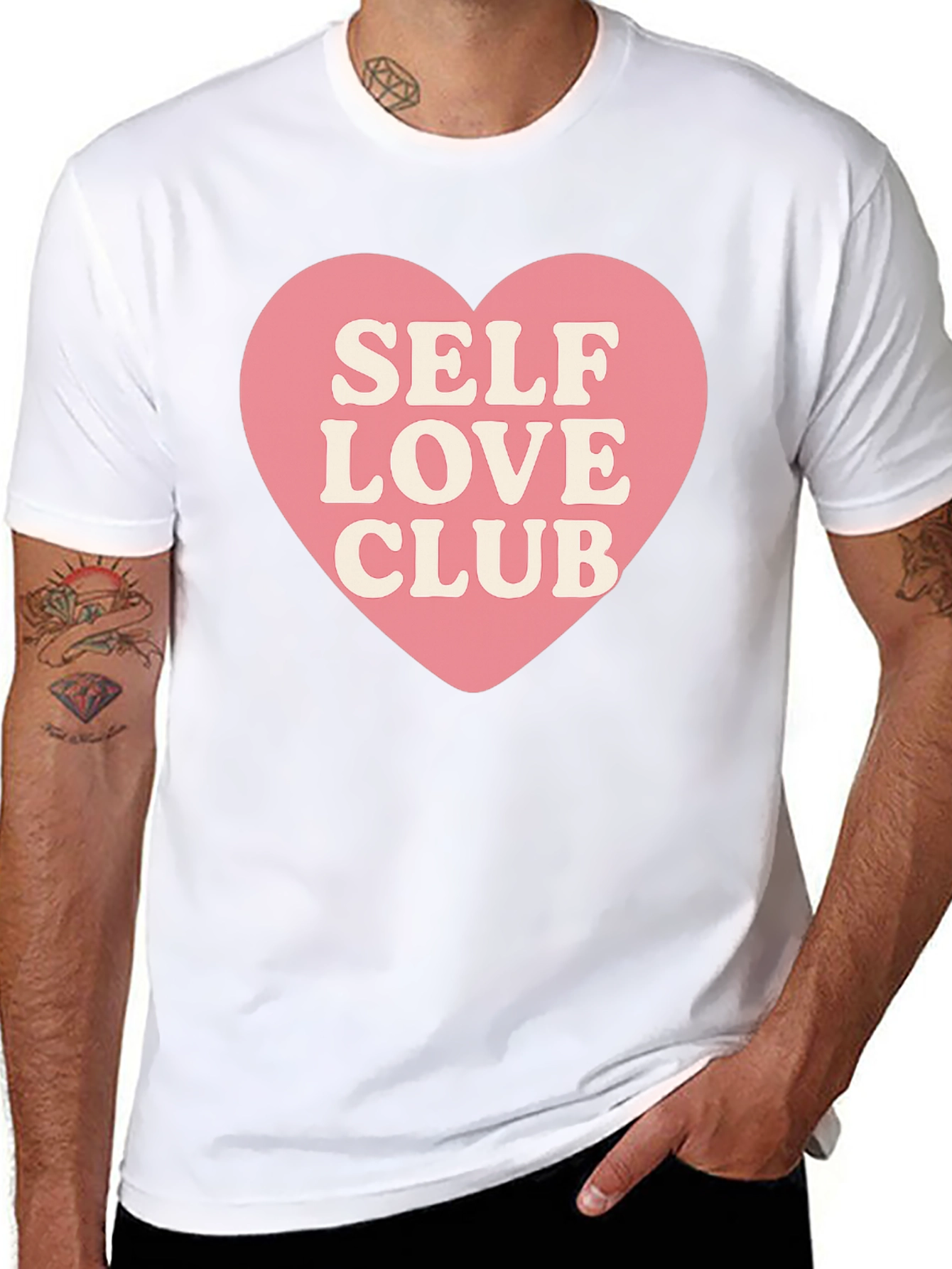 Self Love Club Graphic Tee - Trendy Casual Shirt