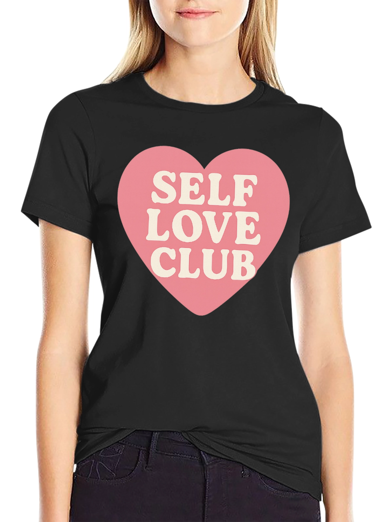 Self Love Club Graphic Tee - Trendy Casual Shirt