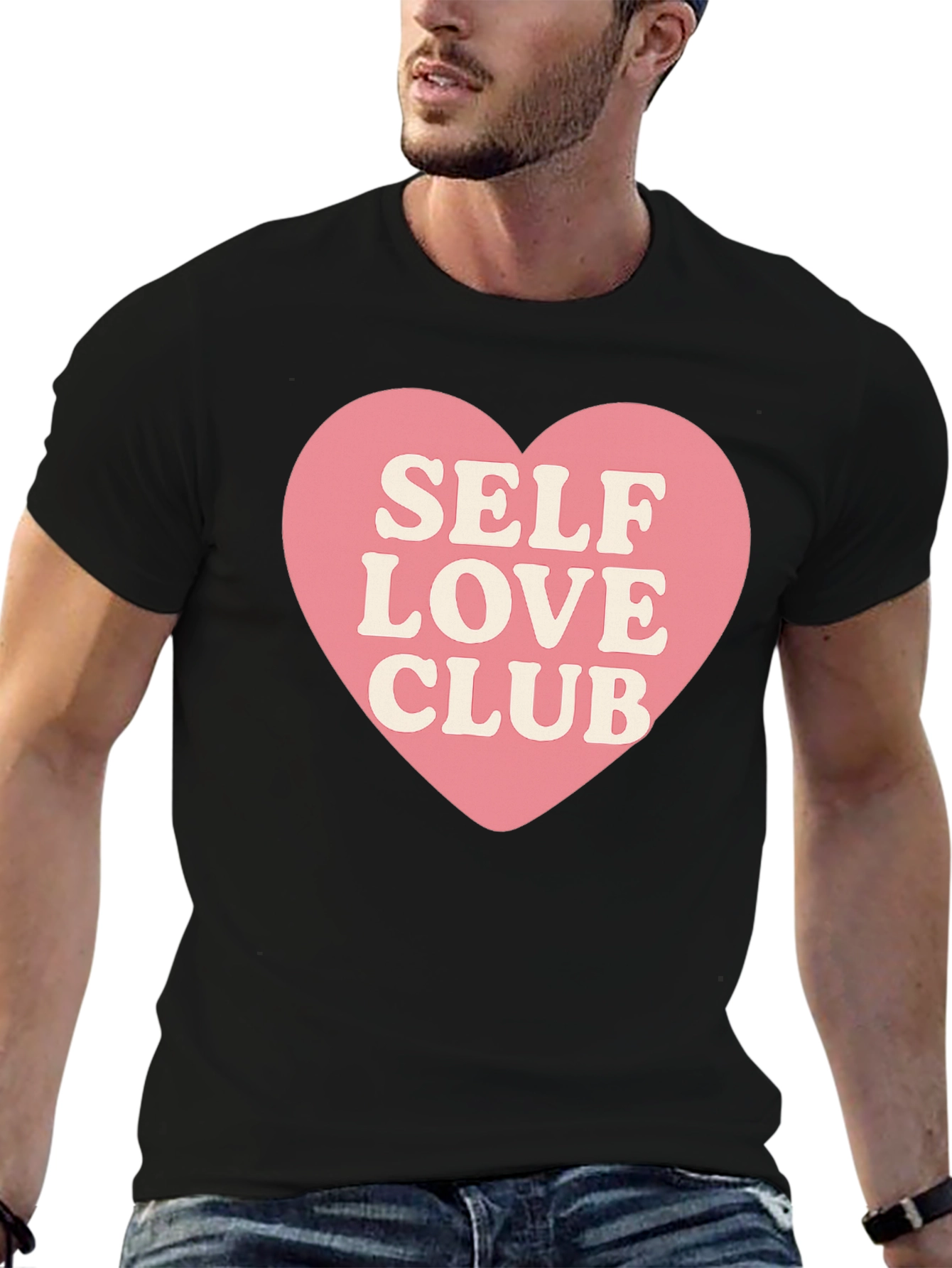 Self Love Club Graphic Tee - Trendy Casual Shirt