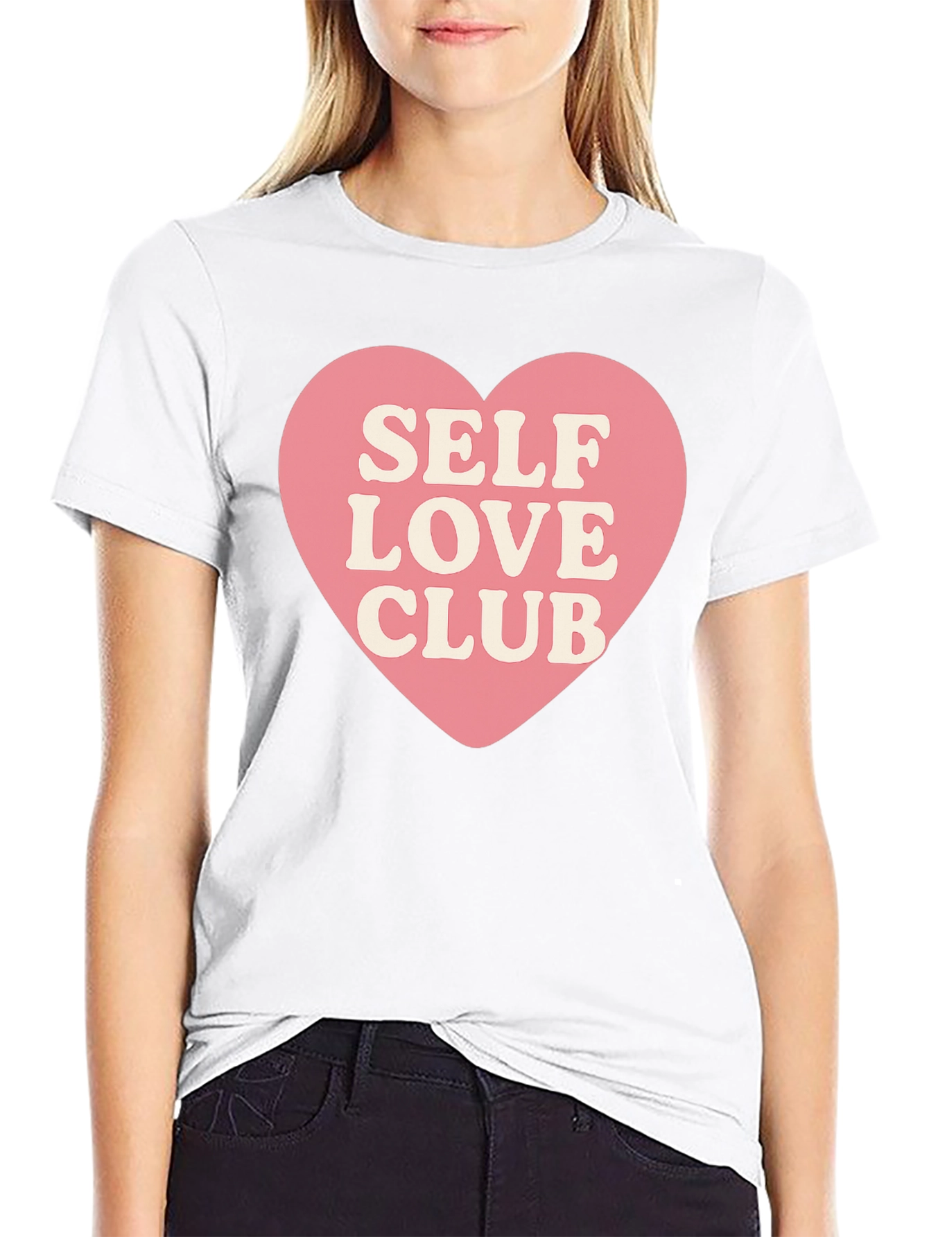 Self Love Club Graphic Tee - Trendy Casual Shirt