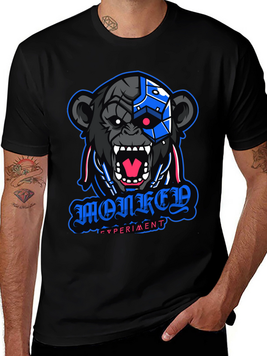 Cyber Monkey Experiment Graphic T-Shirt
