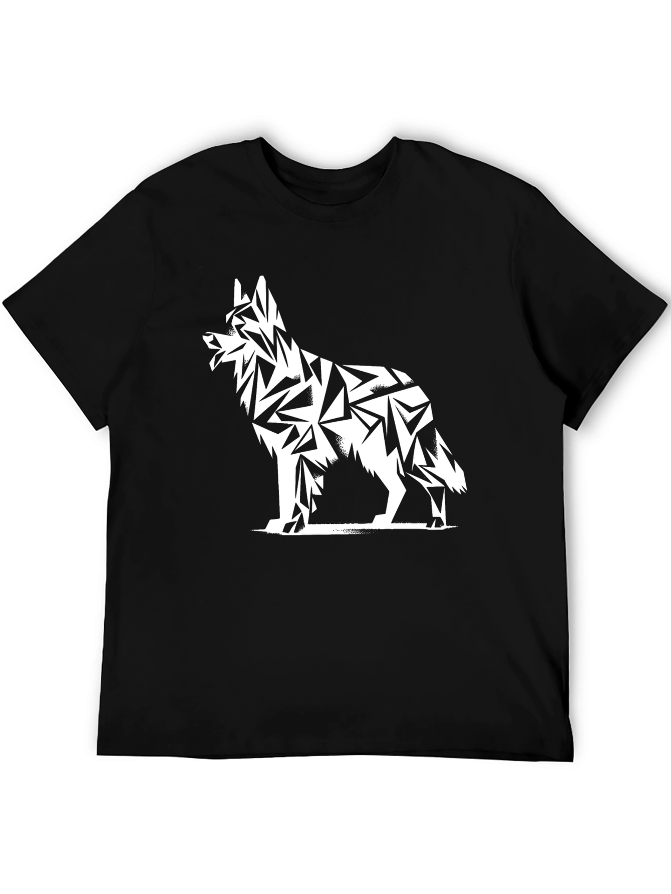 Geometric Dog Graphic T-Shirt - Modern Menswear