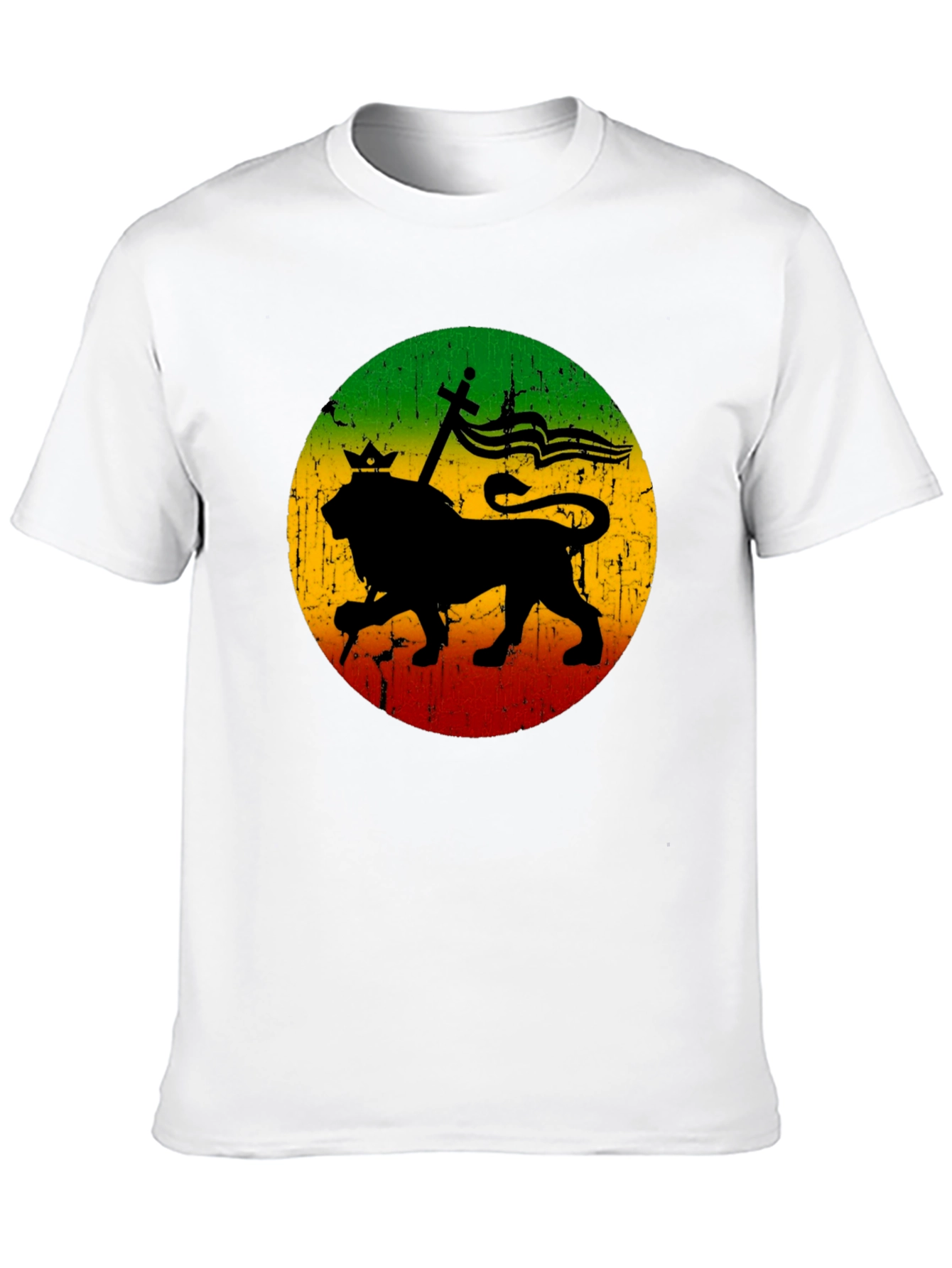 Rasta Lion T-Shirt - Reggae Inspired Graphic Tee