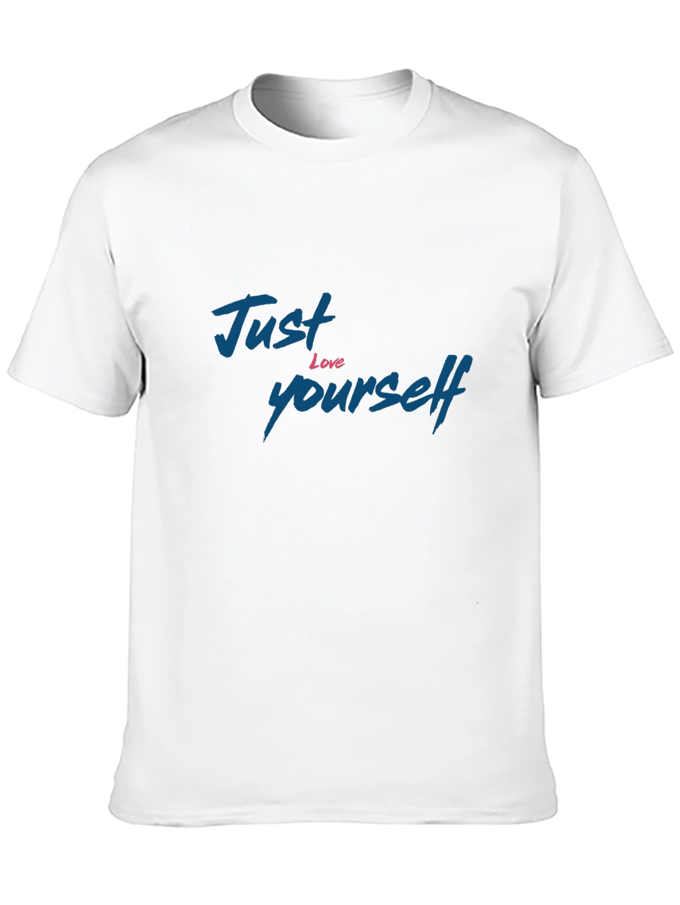 Just Love Yourself Graphic T-Shirt - Black