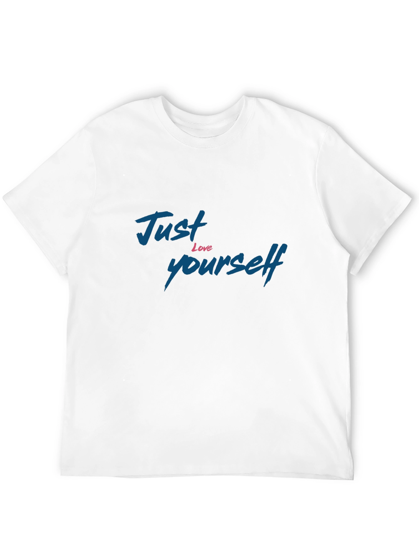Just Love Yourself Graphic T-Shirt - Black