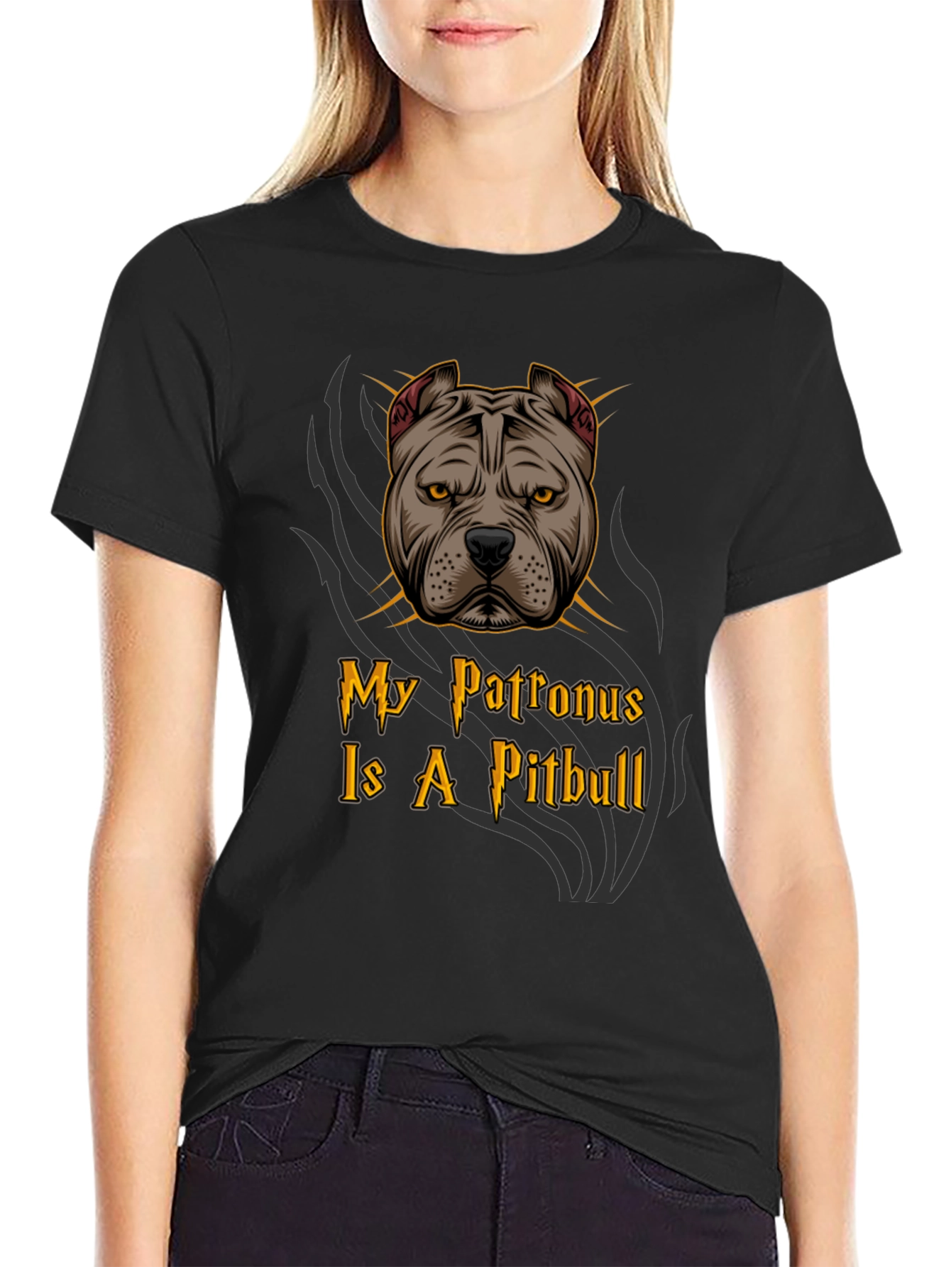 My Patronus Is A Pitbull T-Shirt