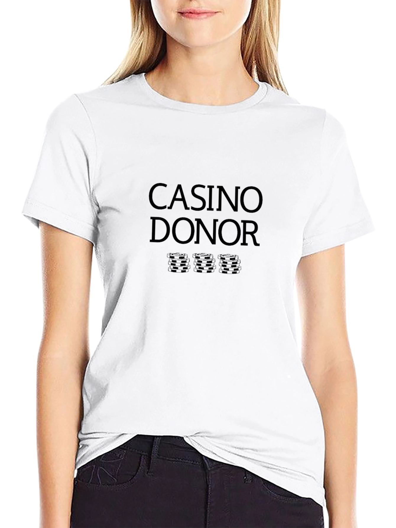 Casino Donor Black T-Shirt