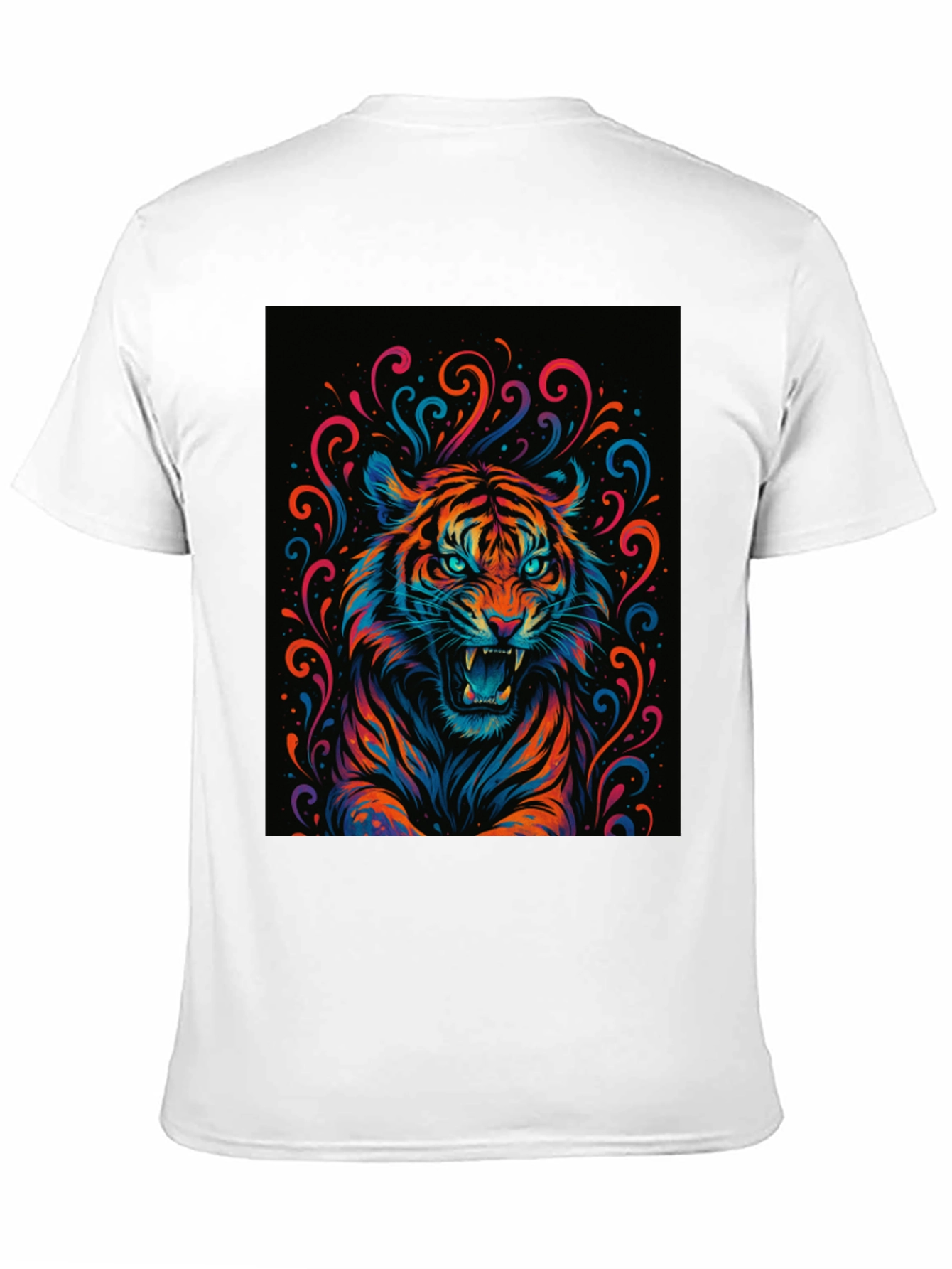Vibrant Tiger Graphic Tee - Bold Statement Shirt