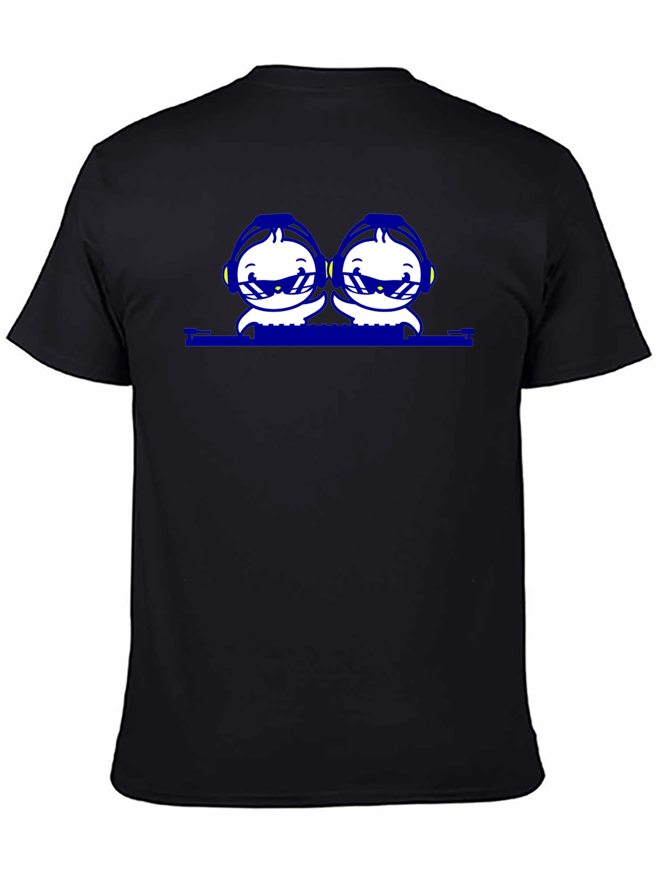 Cool Character Graphic Tee - Black