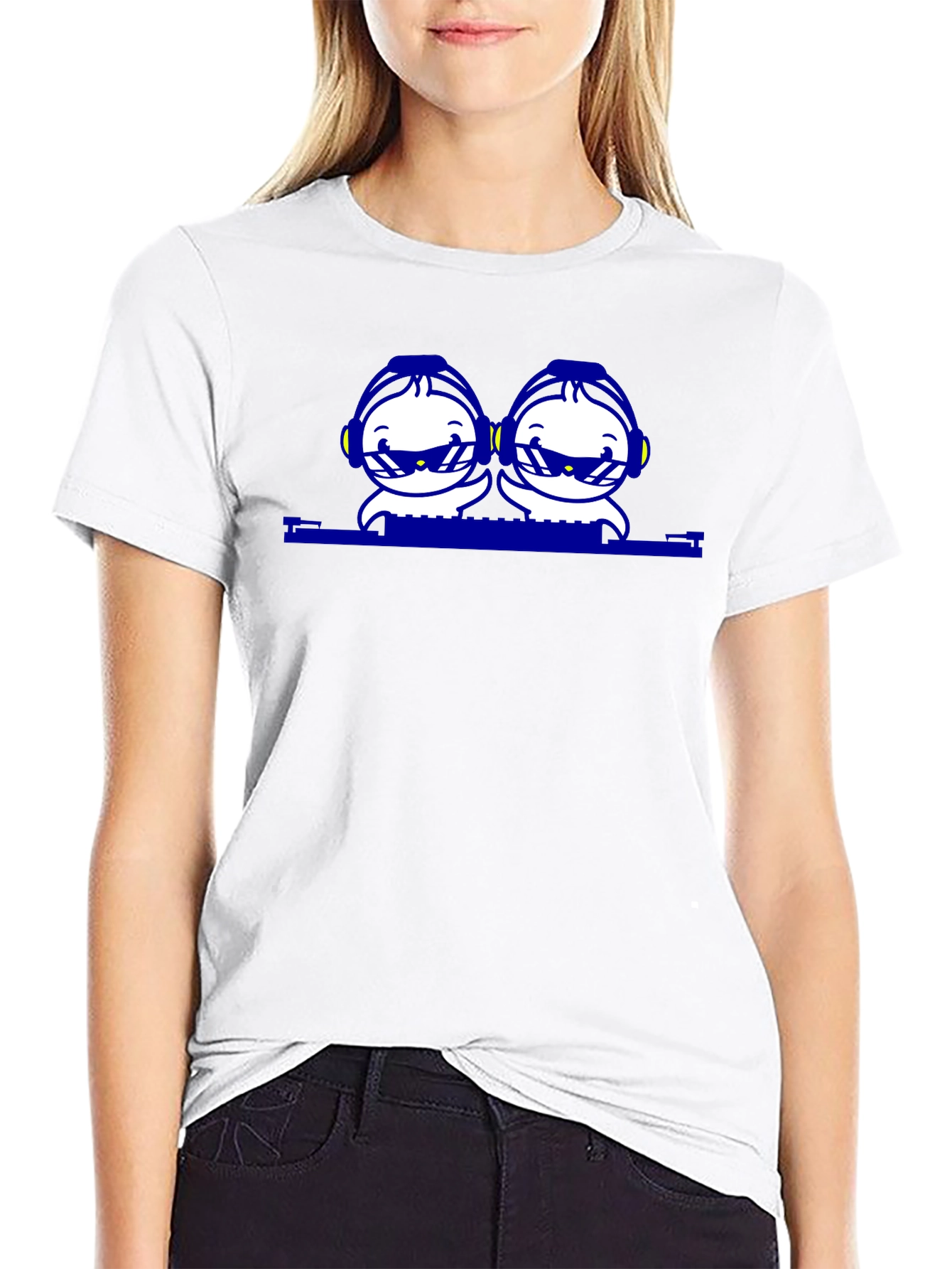 Cool Character Graphic Tee - Black