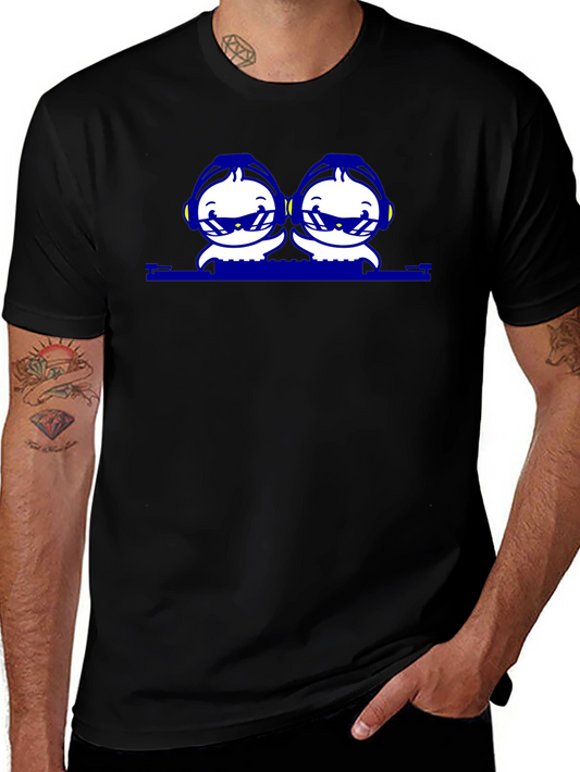 Cool Character Graphic Tee - Black