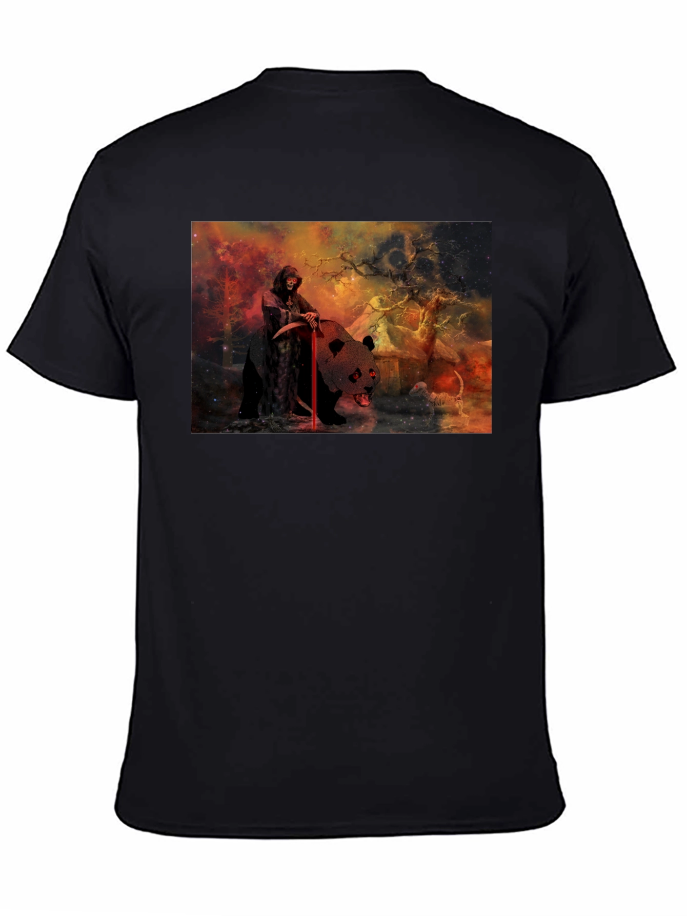 Grim Reaper Panda T-Shirt