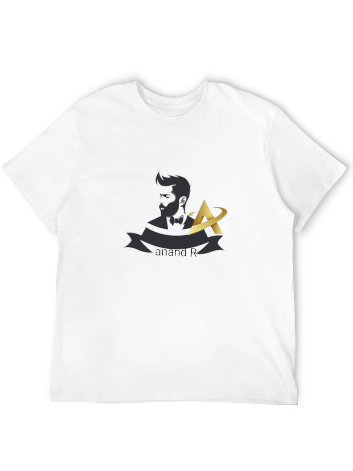 Stylish Black T-Shirt with Unique Graphic Design