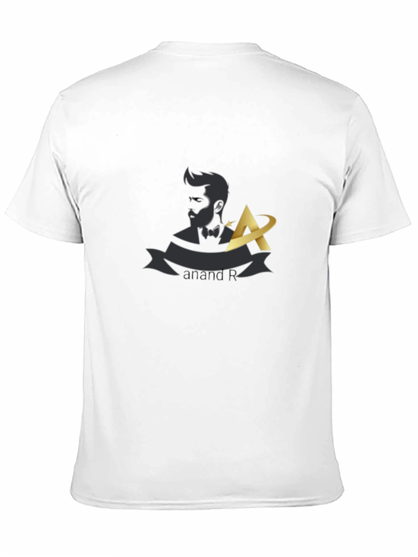 Stylish Black T-Shirt with Unique Graphic Design