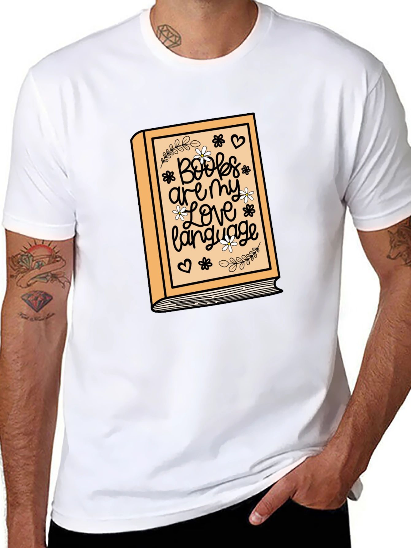 Books Are My Love Language Tee