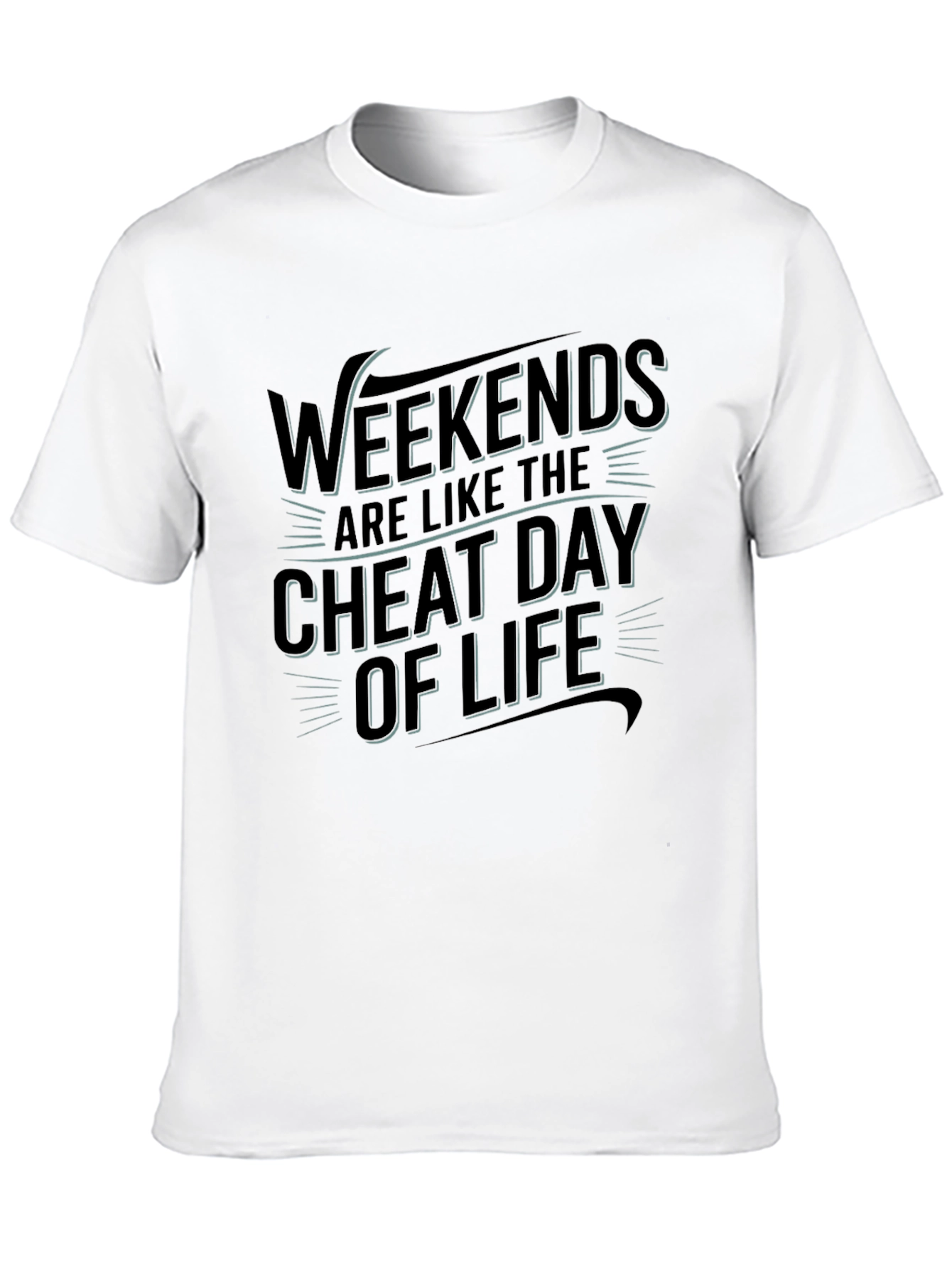 Weekends Cheat Day of Life Graphic Tee