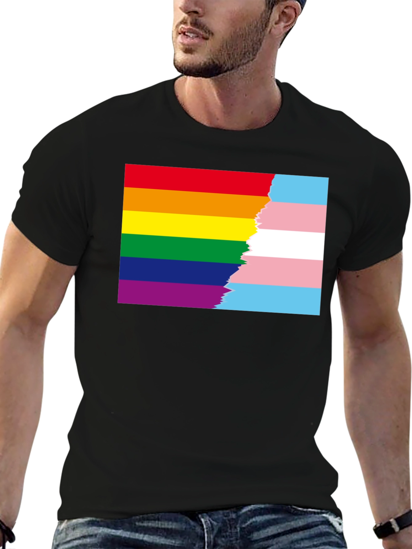 Pride & Transgender Flag T-Shirt