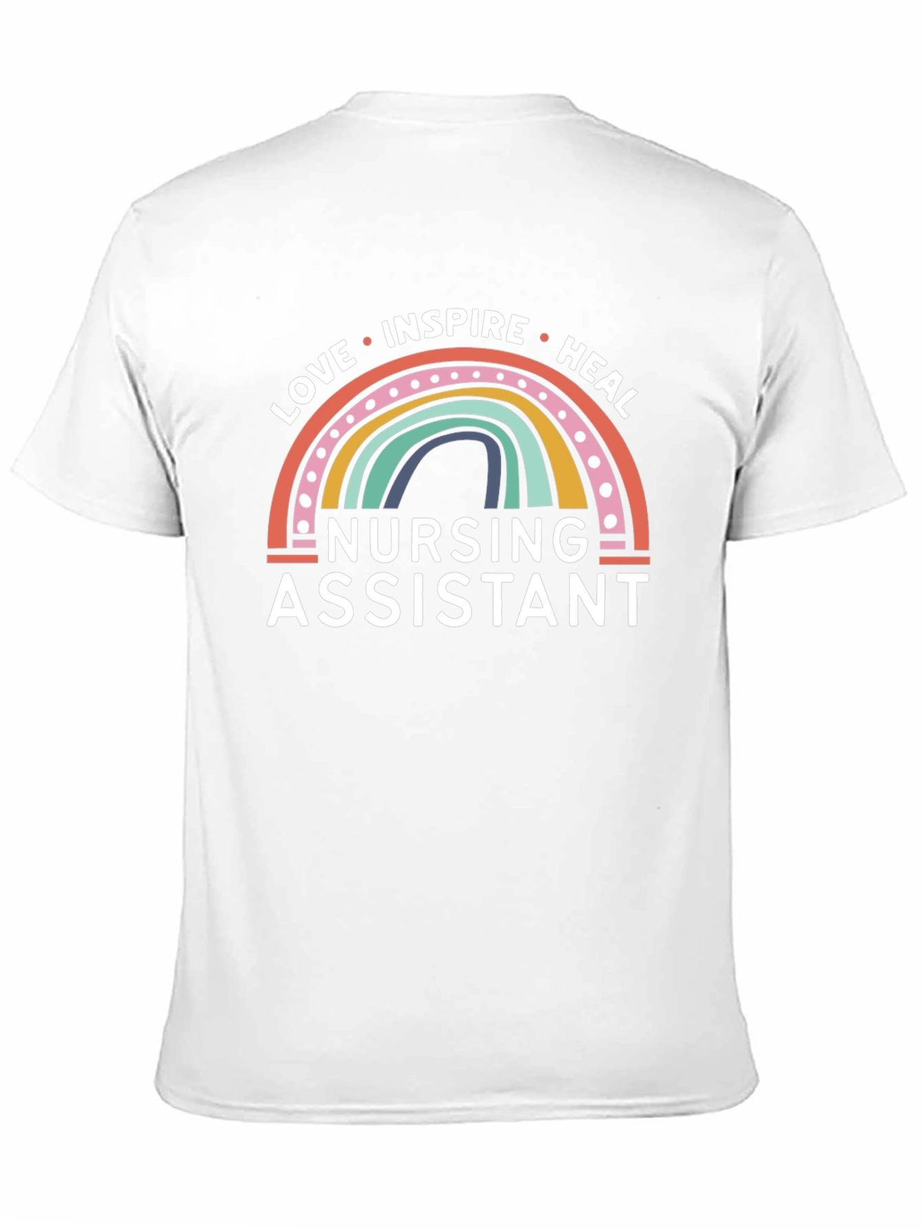 Nursing Assistant Love Inspire Heal Graphic T-Shirt