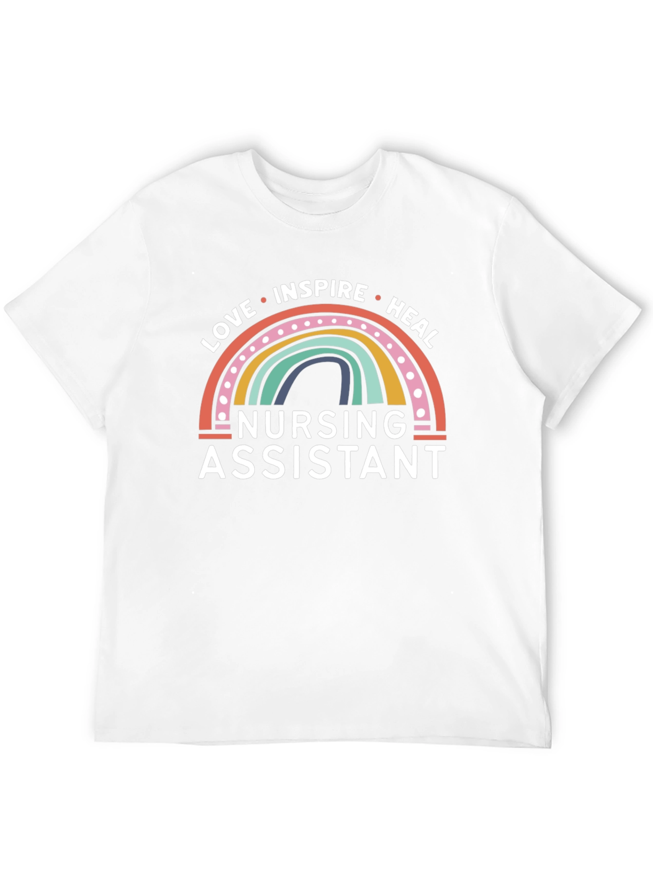 Nursing Assistant Love Inspire Heal Graphic T-Shirt